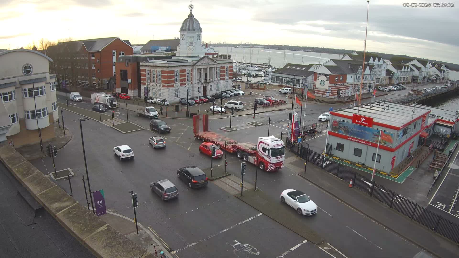 Southampton, Town Quay / Port Junction Live Cam - Southampton, Hampshire, South East, England, United Kingdom