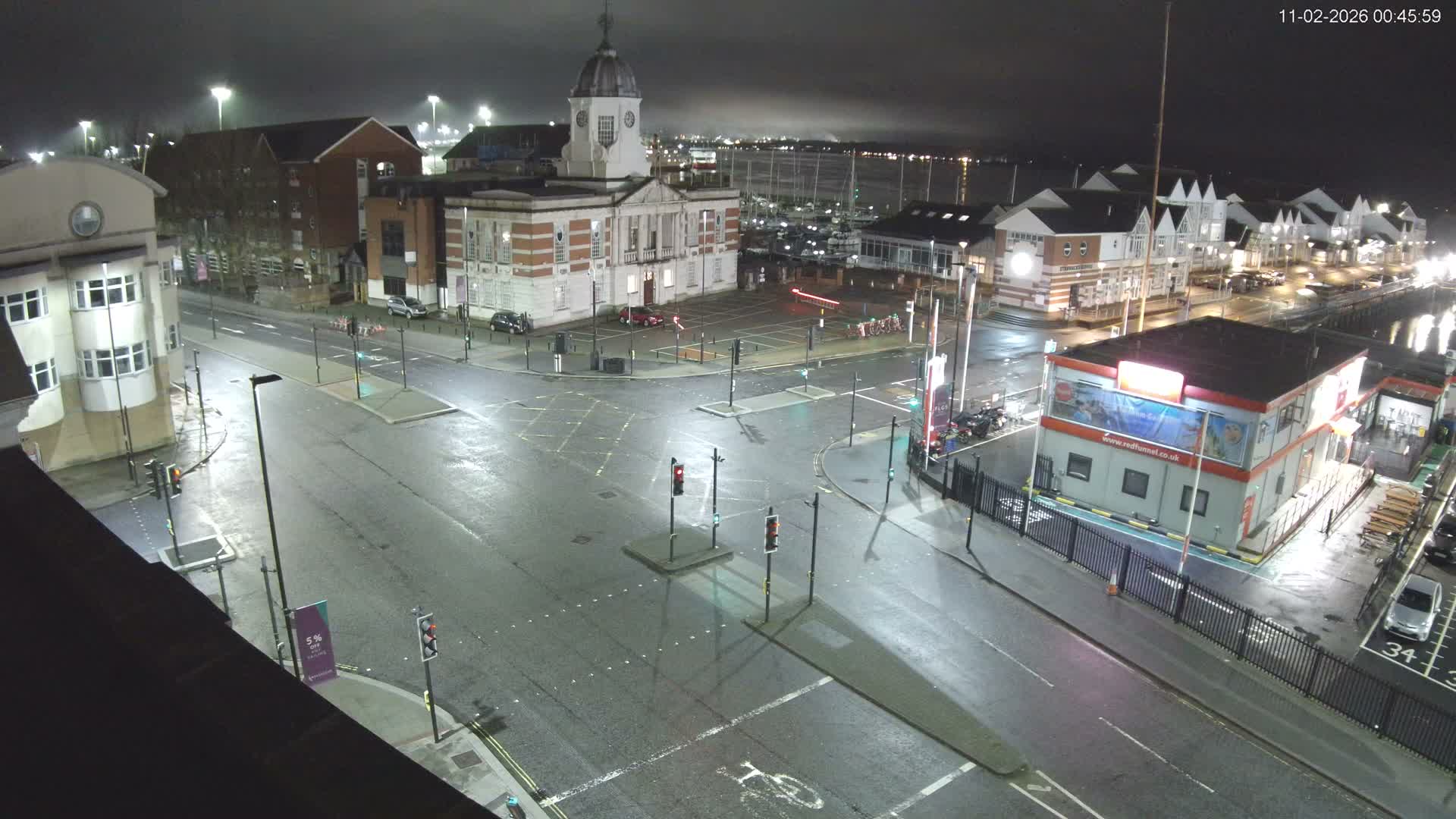 Southampton, Town Quay / Port Junction Live Cam - Southampton, Hampshire, South East, England, United Kingdom