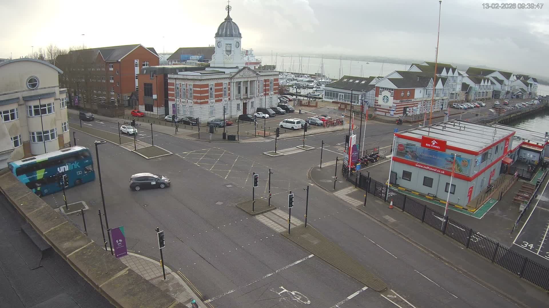 Southampton, Town Quay / Port Junction Live Cam - Southampton, Hampshire, South East, England, United Kingdom