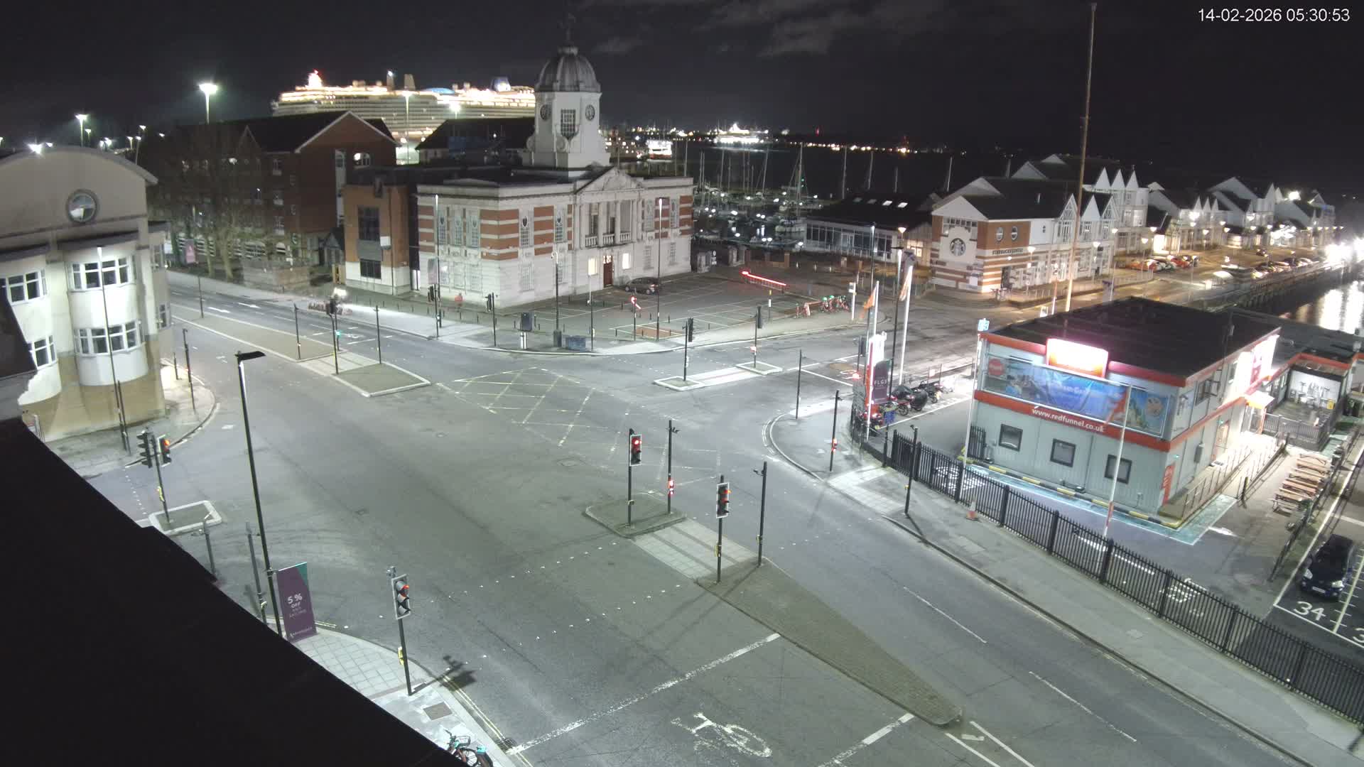 Southampton, Town Quay / Port Junction Live Cam - Southampton, Hampshire, South East, England, United Kingdom