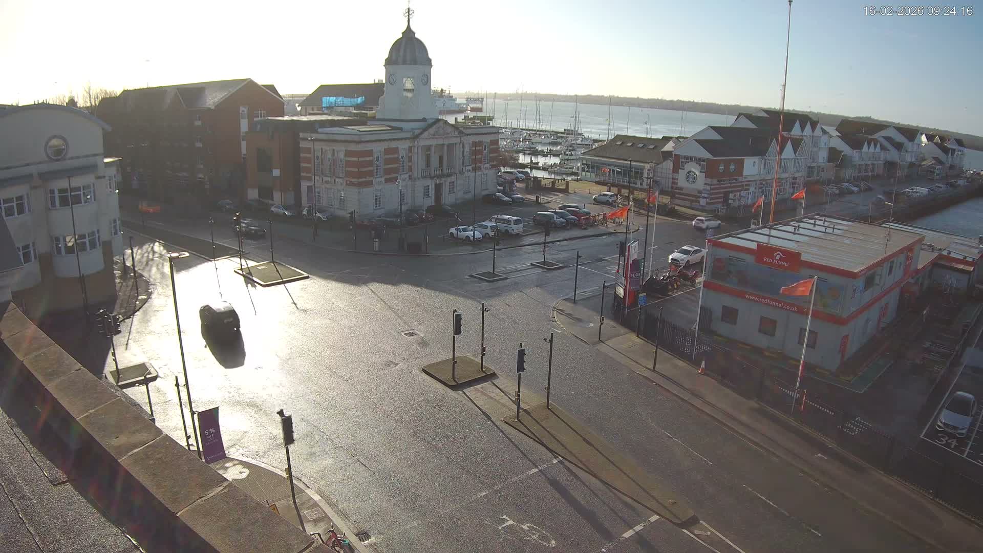 Southampton, Town Quay / Port Junction Live Cam - Southampton, Hampshire, South East, England, United Kingdom