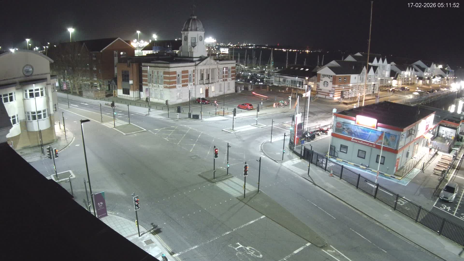 Southampton, Town Quay / Port Junction Live Cam - Southampton, Hampshire, South East, England, United Kingdom