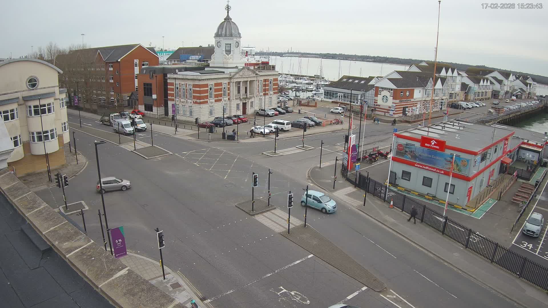 Southampton, Town Quay / Port Junction Live Cam - Southampton, Hampshire, South East, England, United Kingdom
