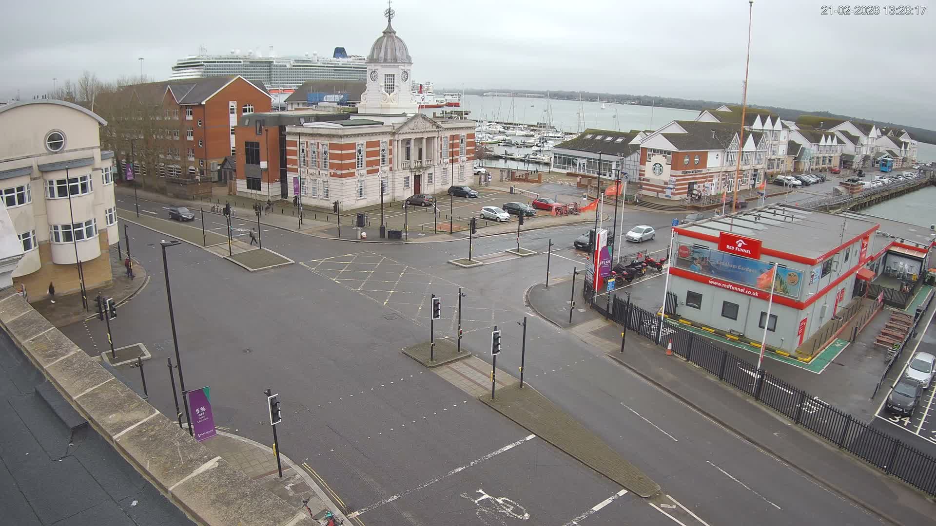Southampton, Town Quay / Port Junction Live Cam - Southampton, Hampshire, South East, England, United Kingdom