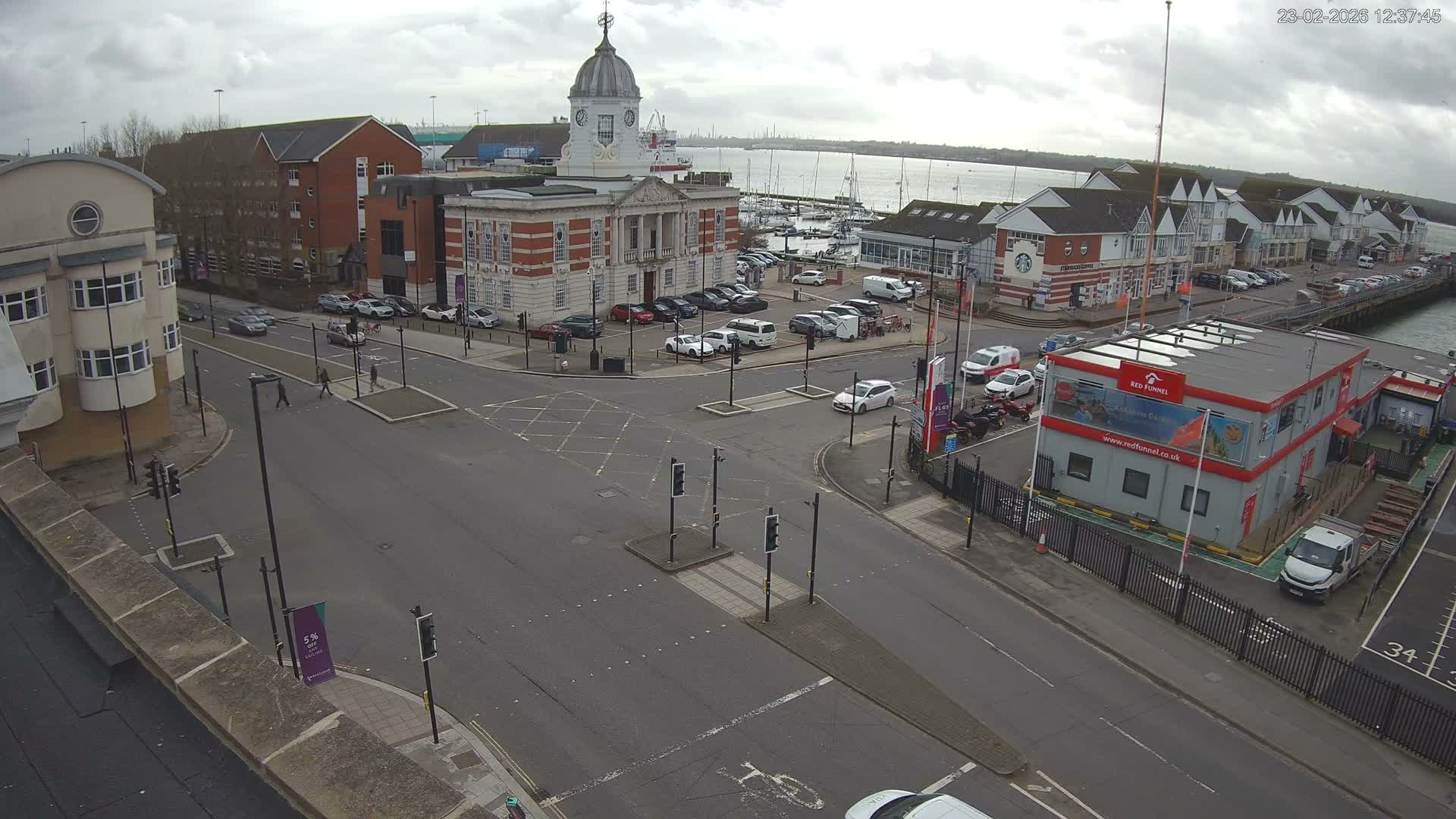 Southampton, Town Quay / Port Junction Live Cam - Southampton, Hampshire, South East, England, United Kingdom