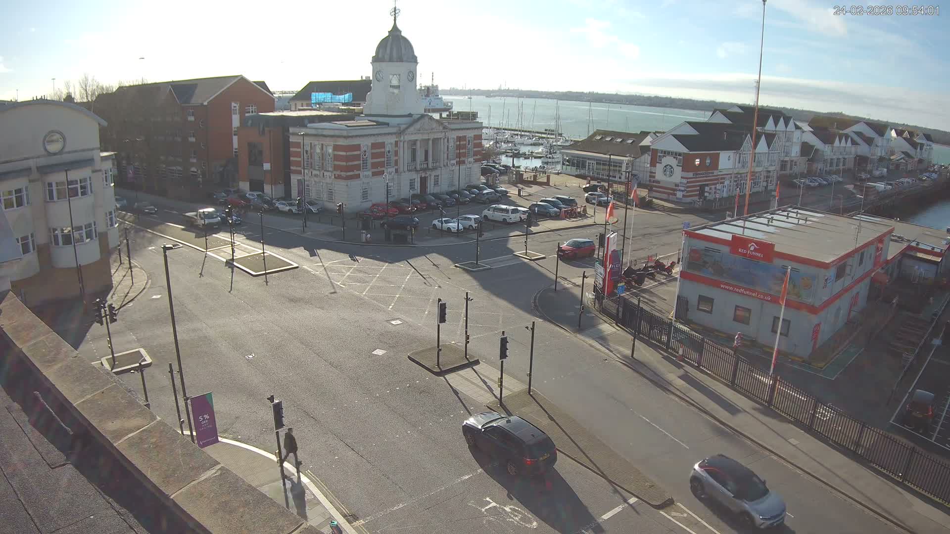 Southampton, Town Quay / Port Junction Live Cam - Southampton, Hampshire, South East, England, United Kingdom