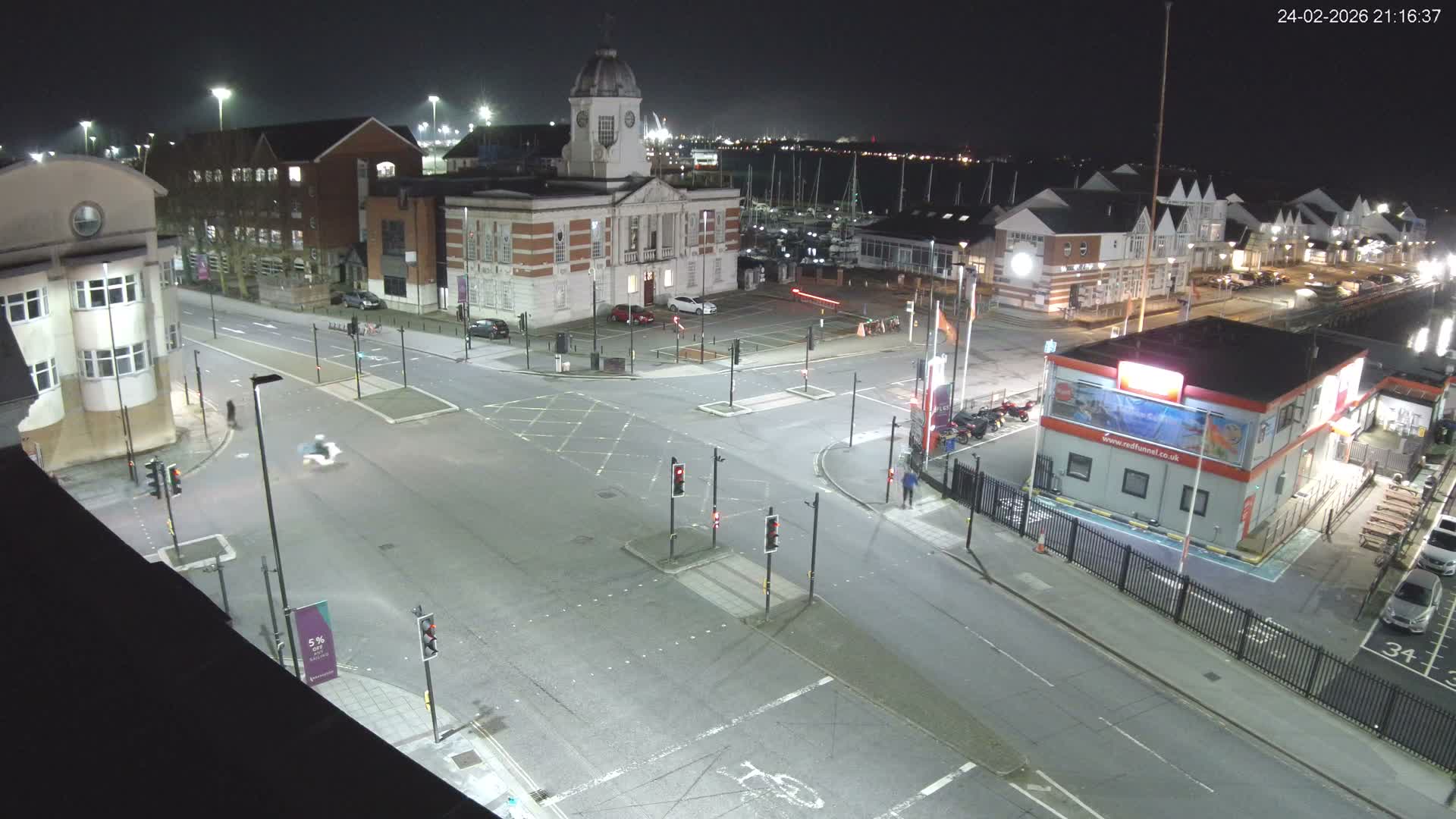Southampton, Town Quay / Port Junction Live Cam - Southampton, Hampshire, South East, England, United Kingdom