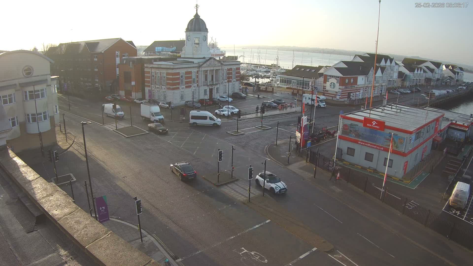 Southampton, Town Quay / Port Junction Live Cam - Southampton, Hampshire, South East, England, United Kingdom