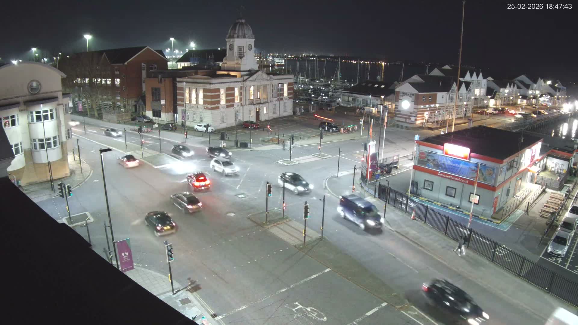 Southampton, Town Quay / Port Junction Live Cam - Southampton, Hampshire, South East, England, United Kingdom