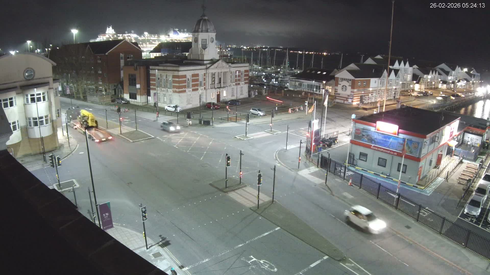 Southampton, Town Quay / Port Junction Live Cam - Southampton, Hampshire, South East, England, United Kingdom