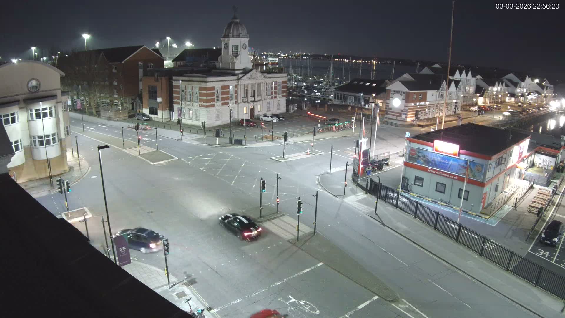 Southampton, Town Quay / Port Junction Live Cam - Southampton, Hampshire, South East, England, United Kingdom