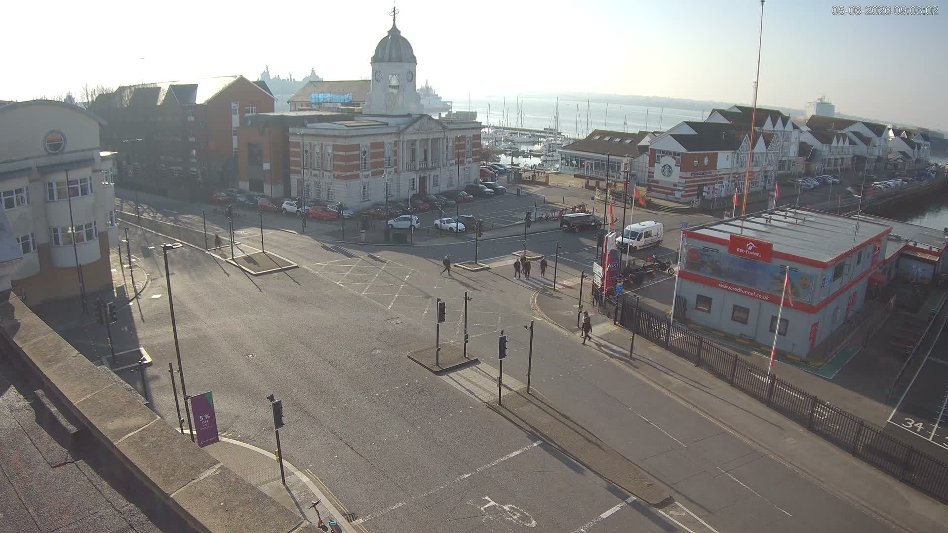 Southampton, Town Quay / Port Junction Live Cam - Southampton, Hampshire, South East, England, United Kingdom