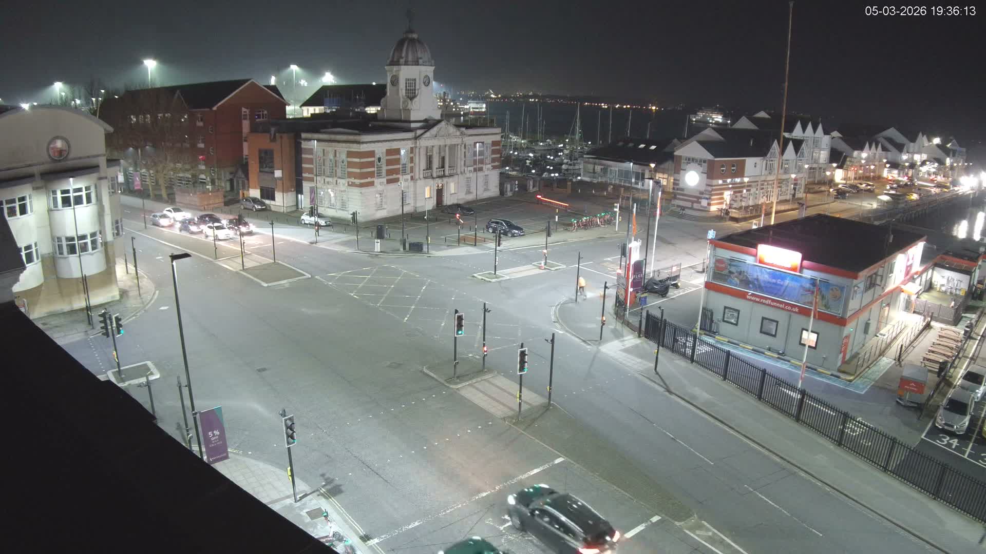 Southampton, Town Quay / Port Junction Live Cam - Southampton, Hampshire, South East, England, United Kingdom