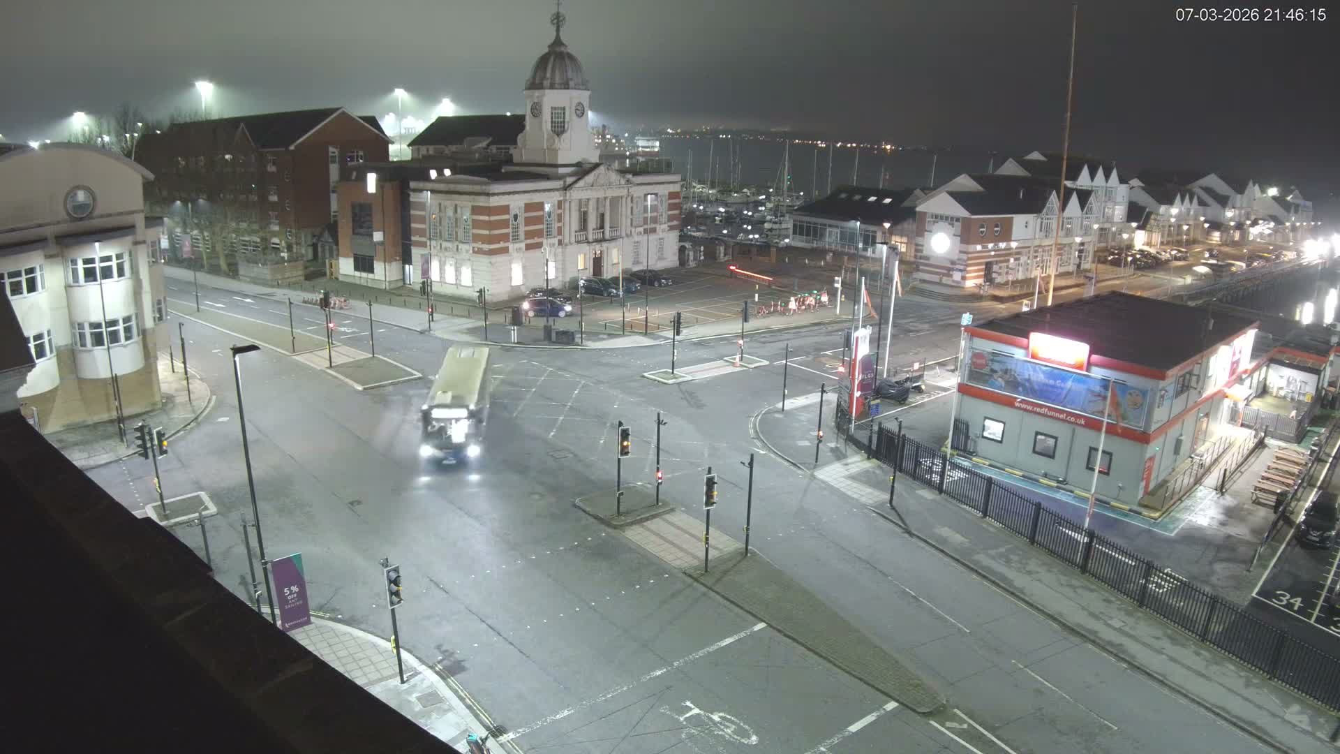 Southampton, Town Quay / Port Junction Live Cam - Southampton, Hampshire, South East, England, United Kingdom