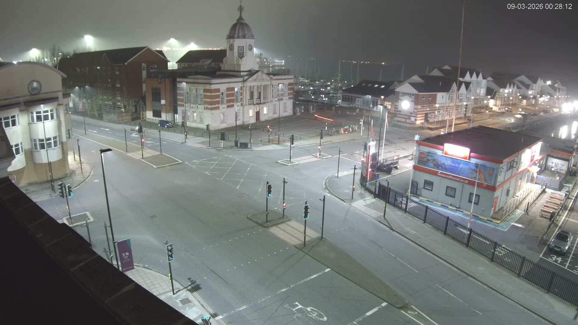 Southampton, Town Quay / Port Junction Live Cam - Southampton, Hampshire, South East, England, United Kingdom
