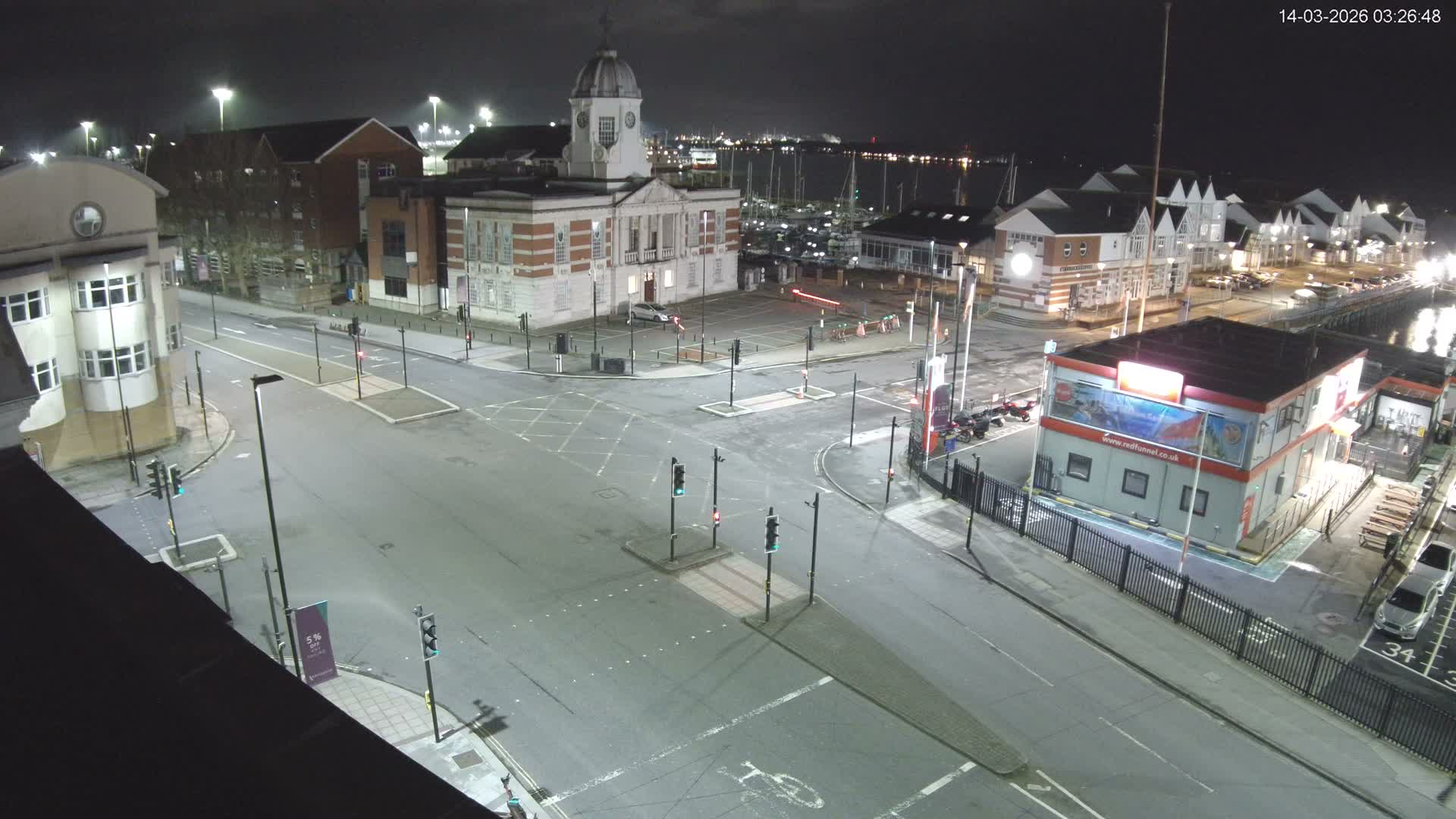 Southampton, Town Quay / Port Junction Live Cam - Southampton, Hampshire, South East, England, United Kingdom