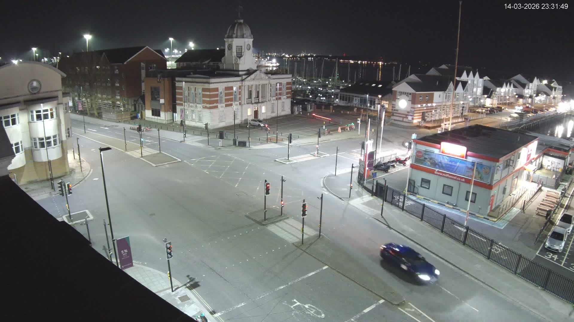 Southampton, Town Quay / Port Junction Live Cam - Southampton, Hampshire, South East, England, United Kingdom
