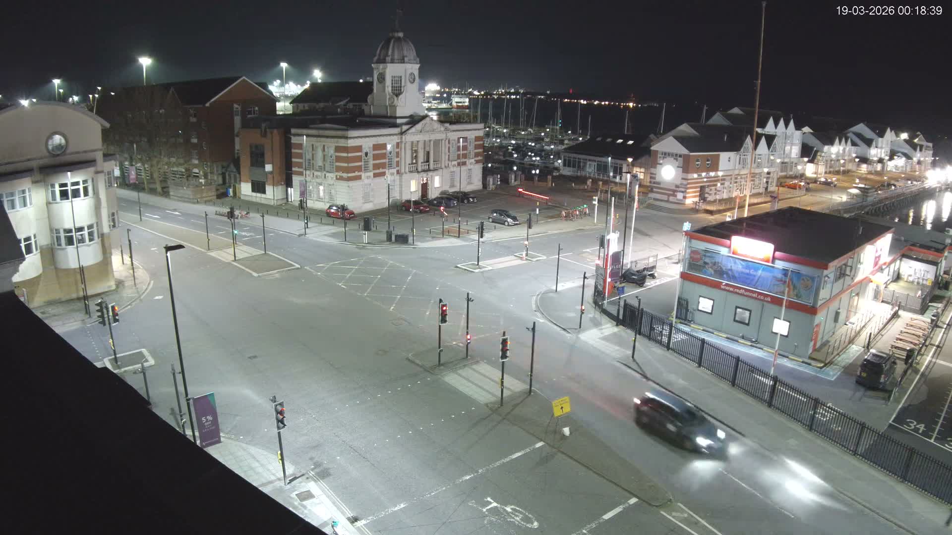 Southampton, Town Quay / Port Junction Live Cam - Southampton, Hampshire, South East, England, United Kingdom