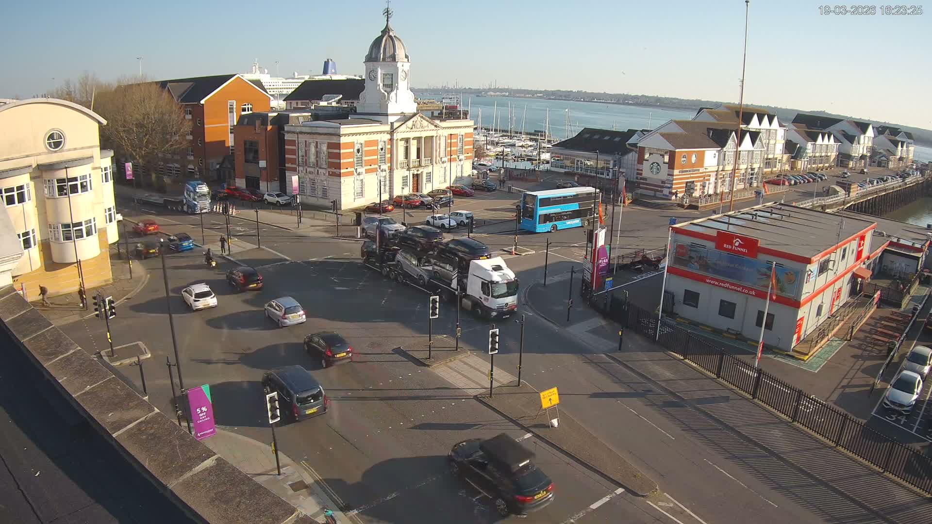 Southampton, Town Quay / Port Junction Live Cam - Southampton, Hampshire, South East, England, United Kingdom