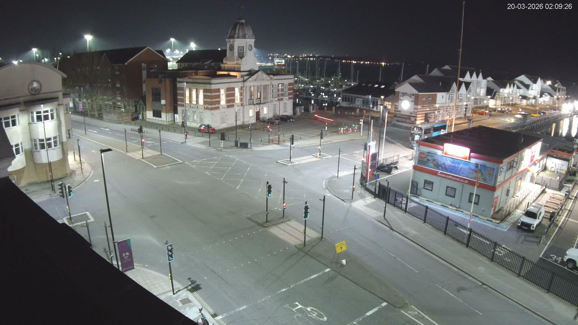 Southampton, Town Quay / Port Junction Live Cam - Southampton, Hampshire, South East, England, United Kingdom