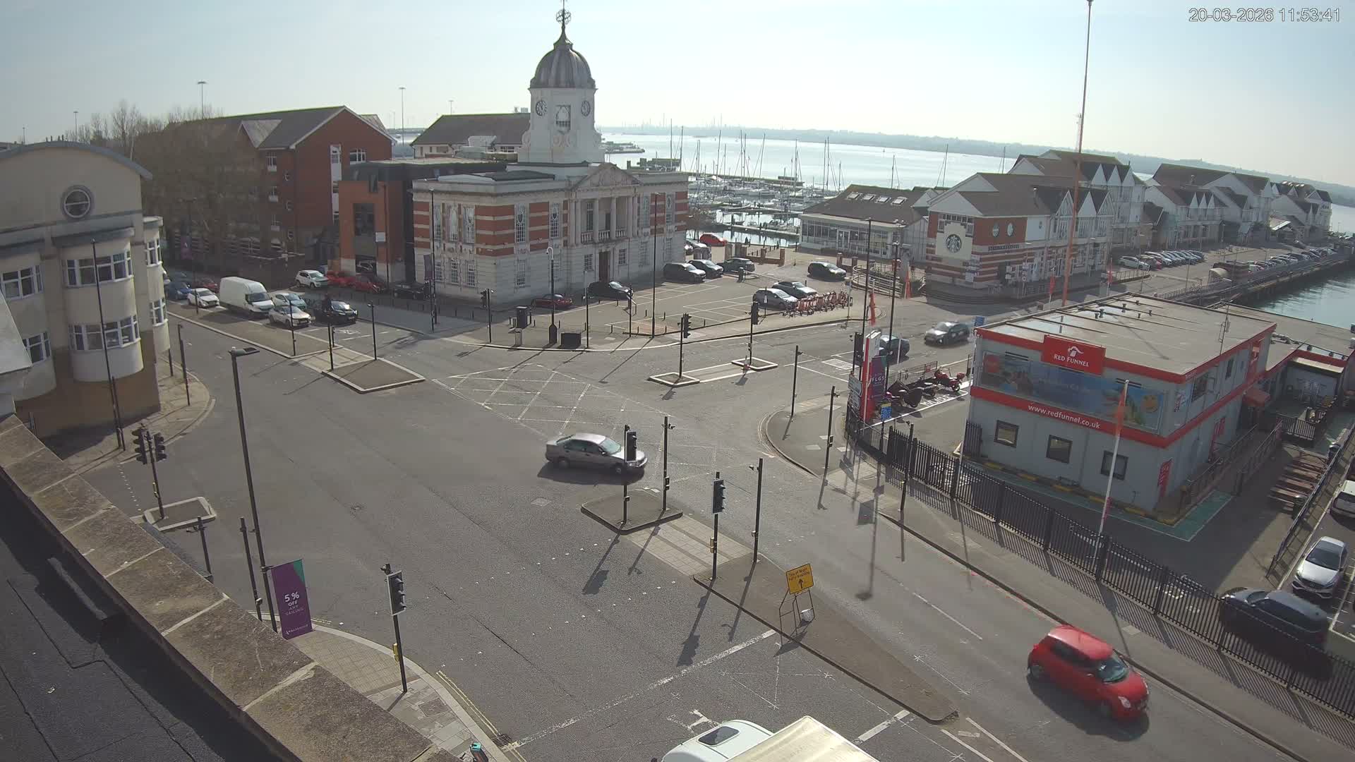 Southampton, Town Quay / Port Junction Live Cam - Southampton, Hampshire, South East, England, United Kingdom