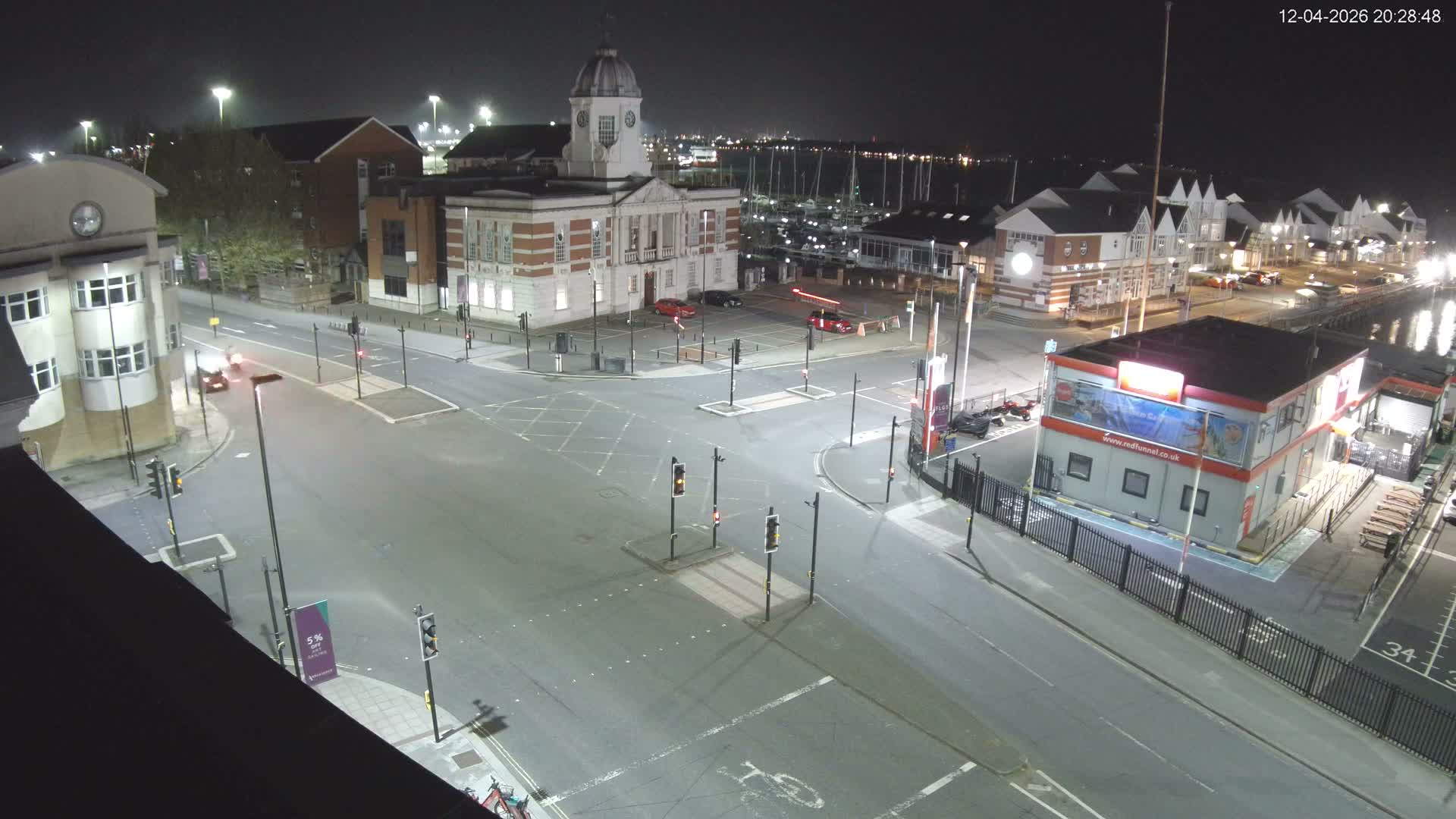 Southampton, Town Quay / Port Junction Live Cam - Southampton, Hampshire, South East, England, United Kingdom