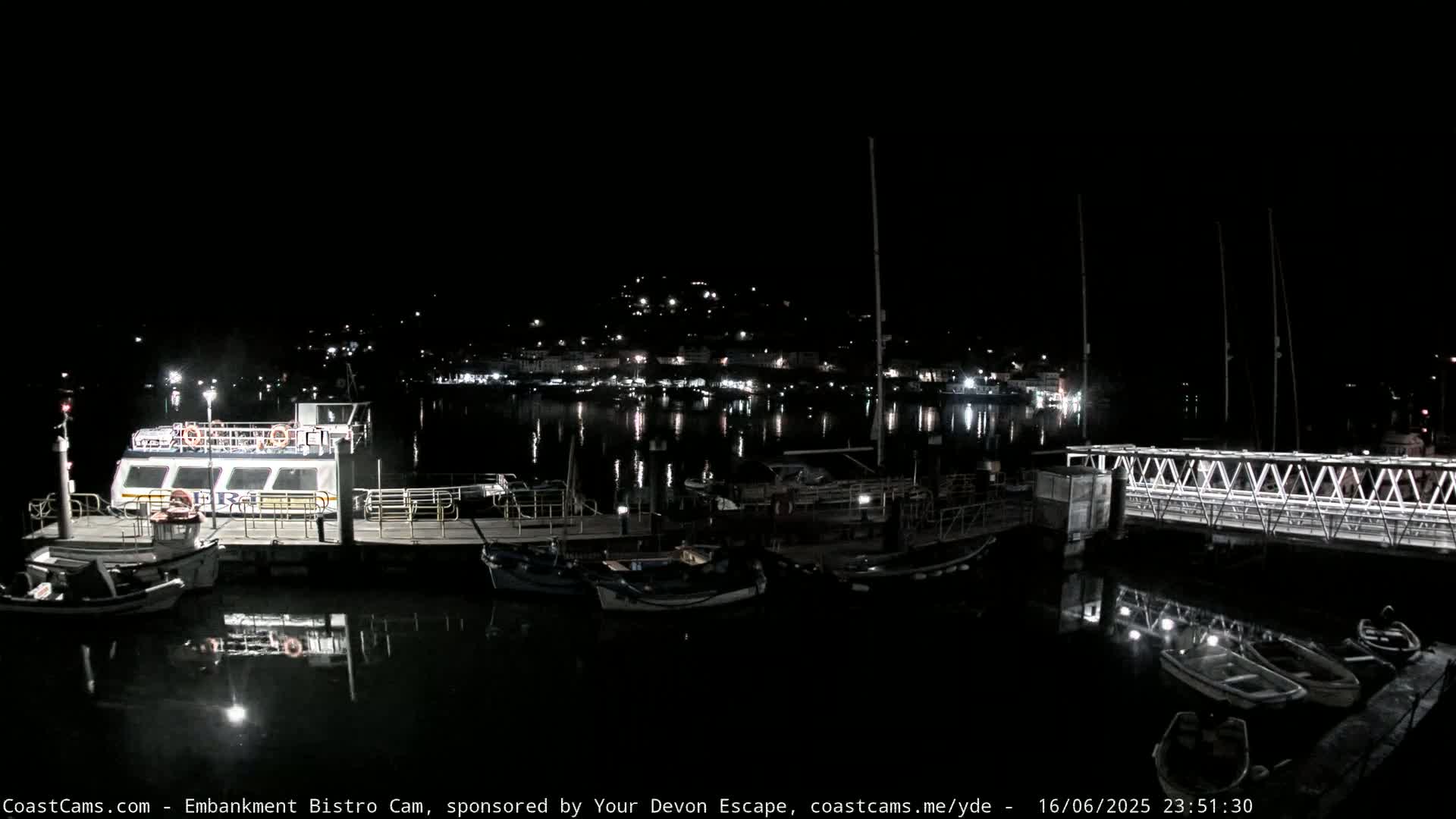 Dartmouth North Ferry Terminal & Pontoon Live Cam - South Hams, Devon, South West, England, United Kingdom