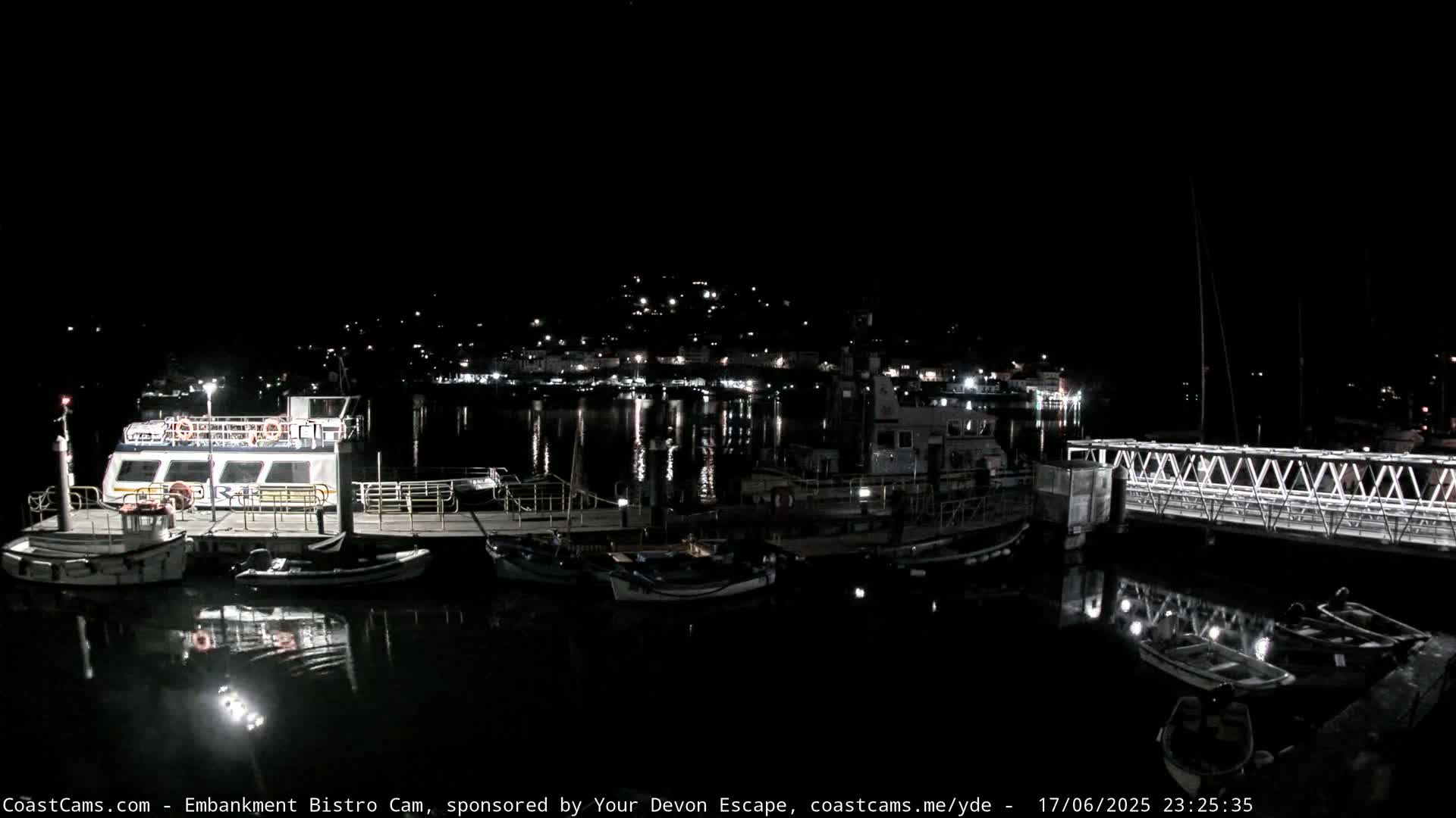 Dartmouth North Ferry Terminal & Pontoon Live Cam - South Hams, Devon, South West, England, United Kingdom