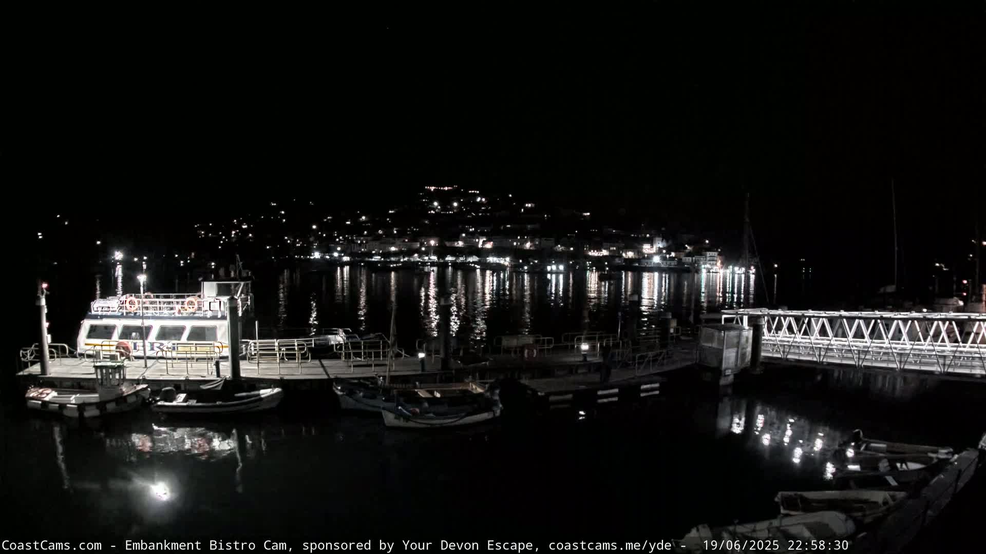 Dartmouth North Ferry Terminal & Pontoon Live Cam - South Hams, Devon, South West, England, United Kingdom