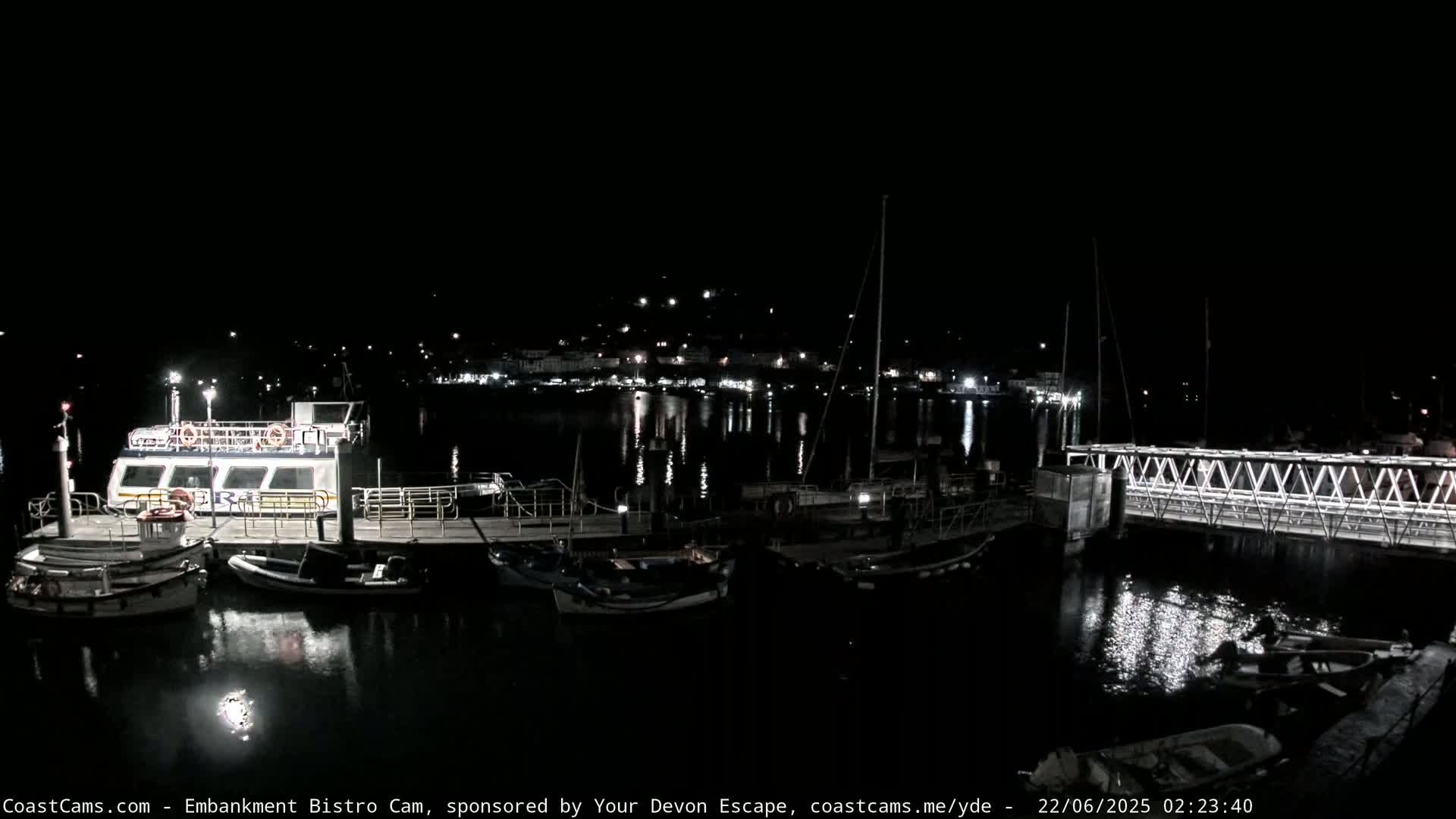 Dartmouth North Ferry Terminal & Pontoon Live Cam - South Hams, Devon, South West, England, United Kingdom