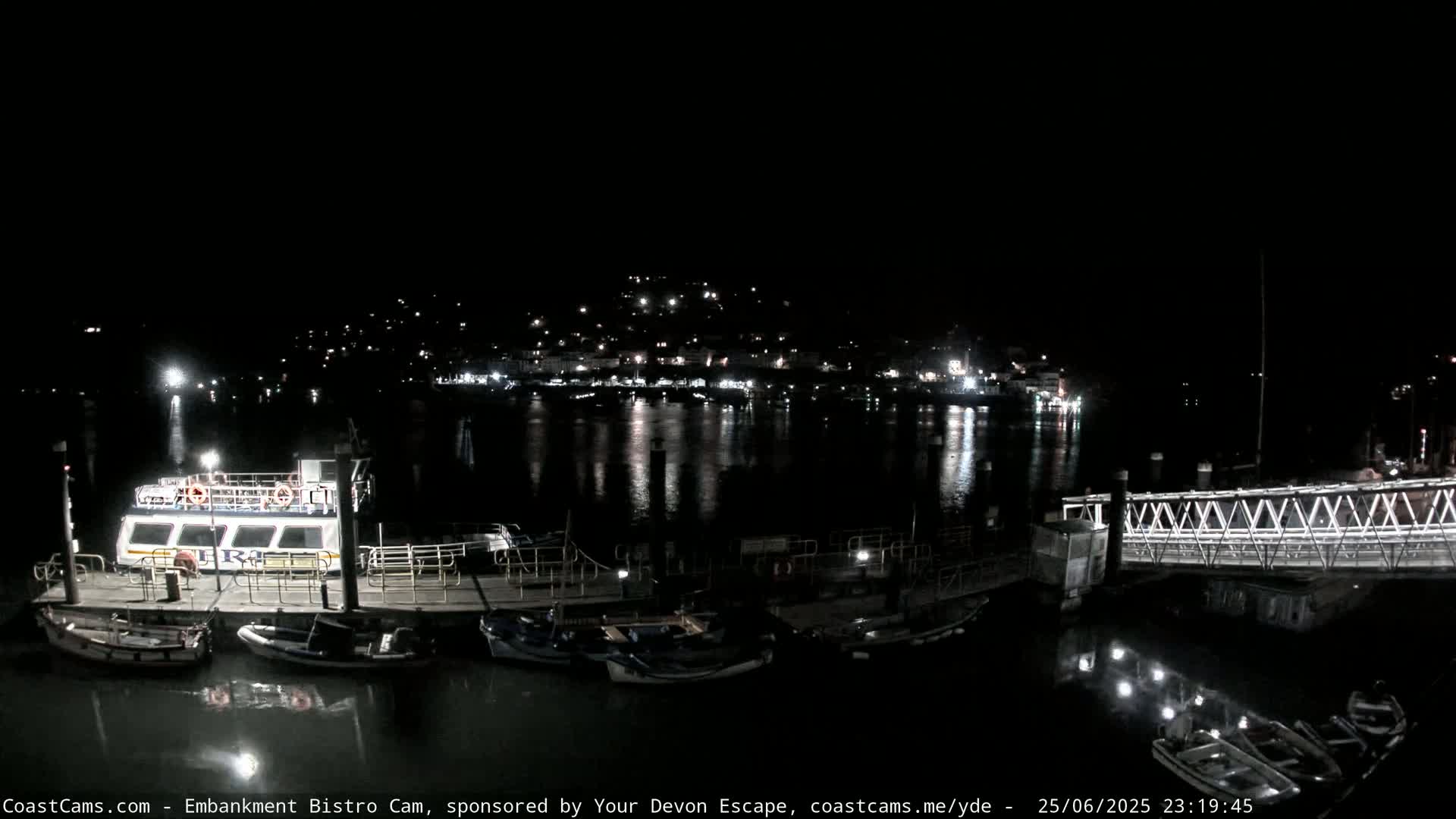 Dartmouth North Ferry Terminal & Pontoon Live Cam - South Hams, Devon, South West, England, United Kingdom