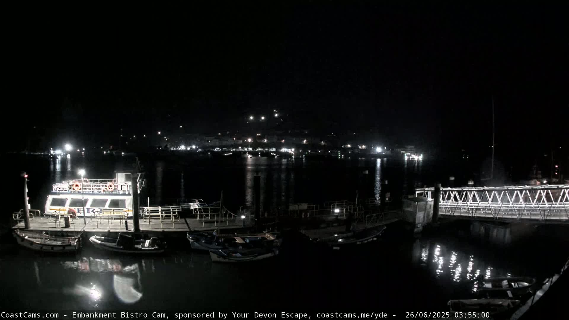 Dartmouth North Ferry Terminal & Pontoon Live Cam - South Hams, Devon, South West, England, United Kingdom