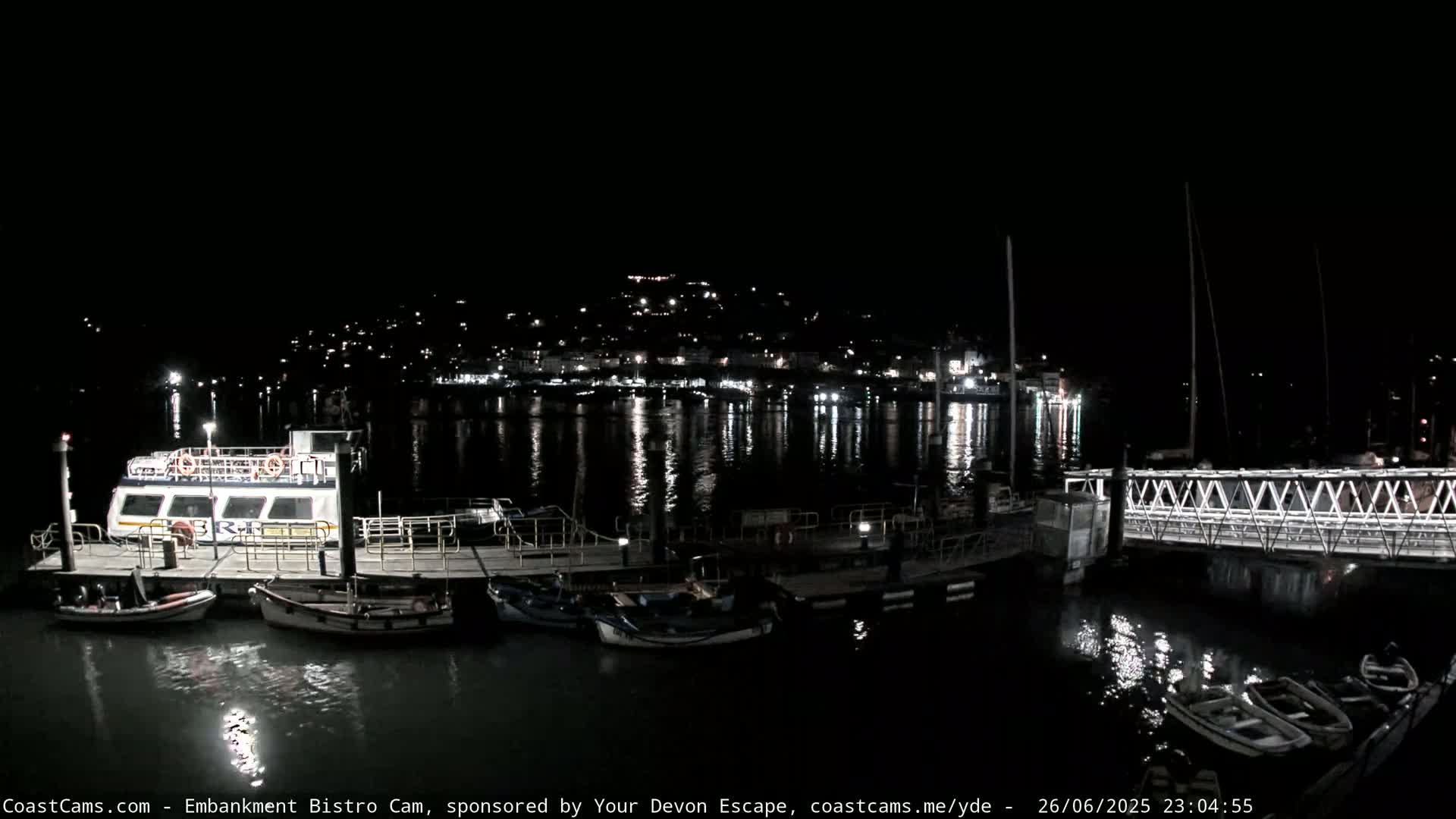 Dartmouth North Ferry Terminal & Pontoon Live Cam - South Hams, Devon, South West, England, United Kingdom