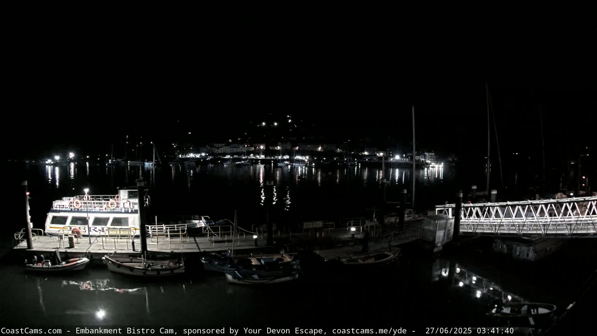 Dartmouth North Ferry Terminal & Pontoon Live Cam - South Hams, Devon, South West, England, United Kingdom