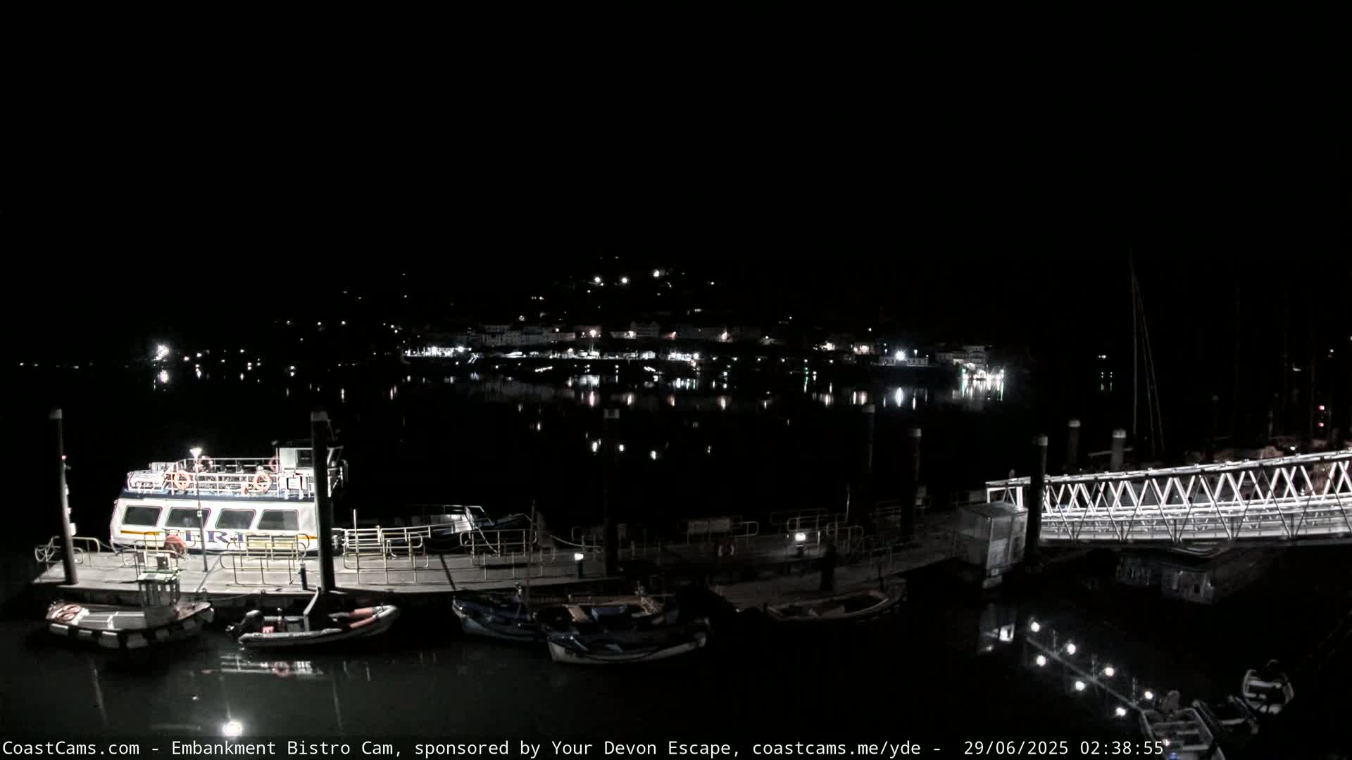 Dartmouth North Ferry Terminal & Pontoon Live Cam - South Hams, Devon, South West, England, United Kingdom