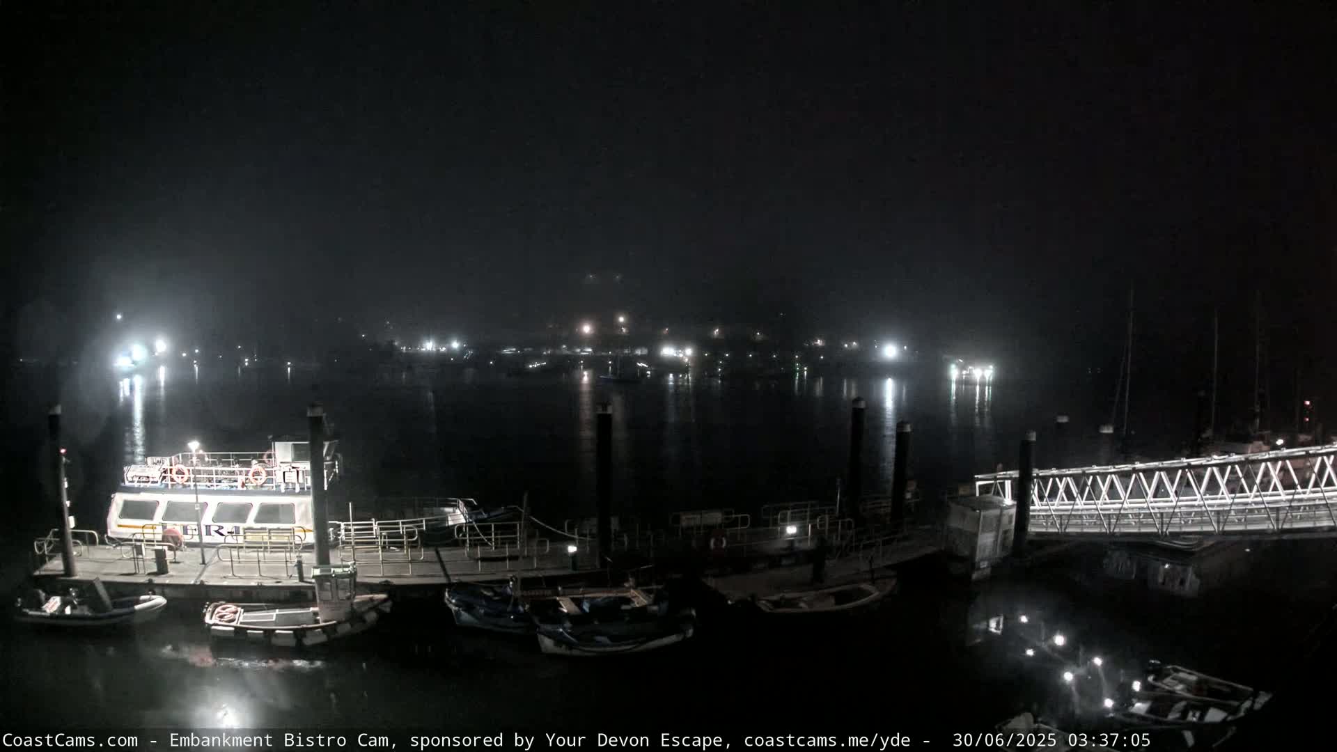 Dartmouth North Ferry Terminal & Pontoon Live Cam - South Hams, Devon, South West, England, United Kingdom