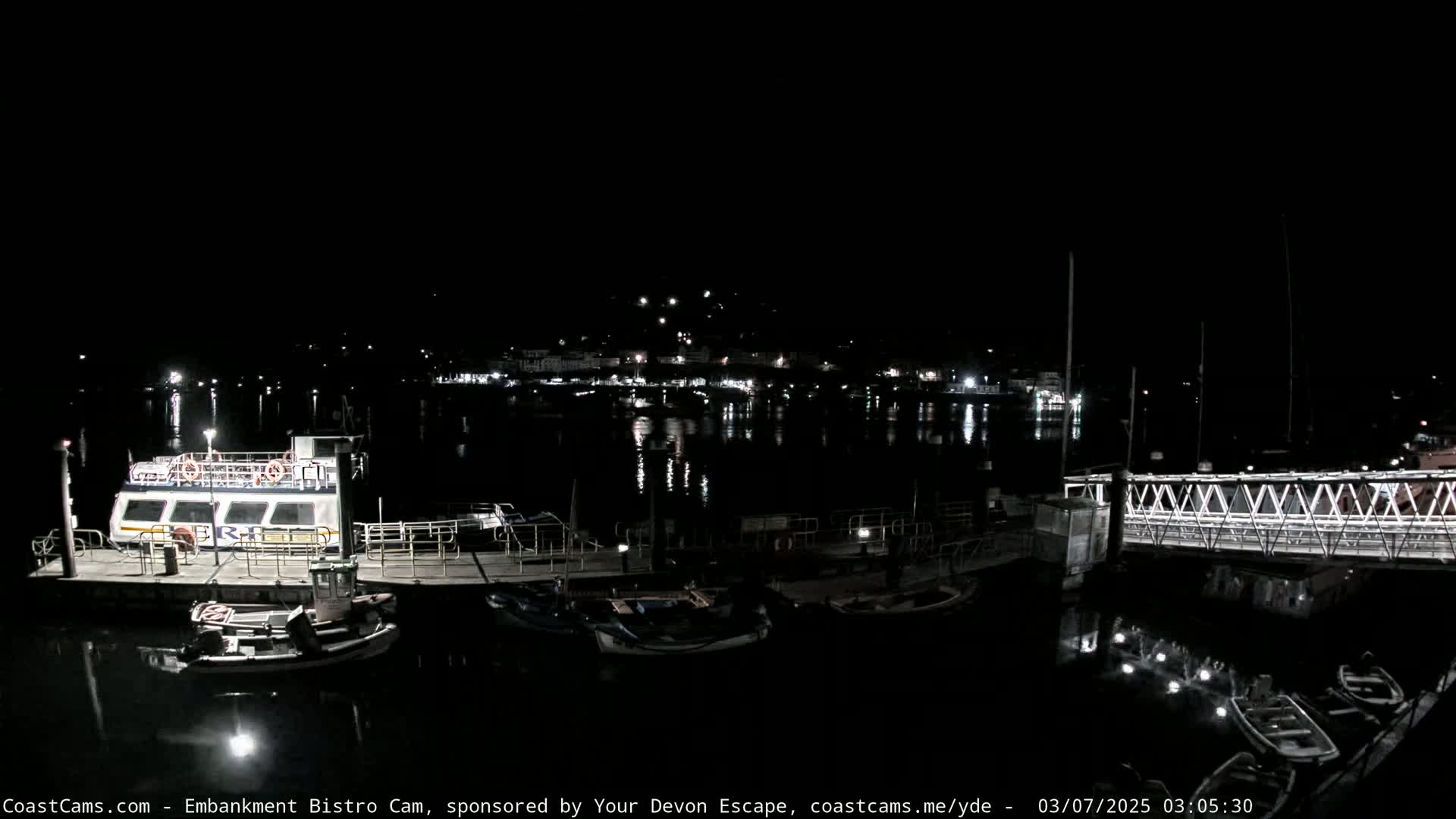 Dartmouth North Ferry Terminal & Pontoon Live Cam - South Hams, Devon, South West, England, United Kingdom