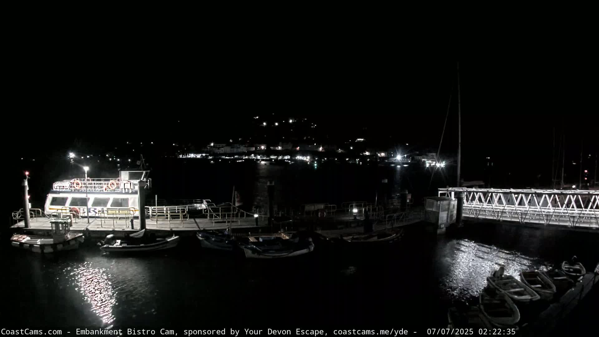 Dartmouth North Ferry Terminal & Pontoon Live Cam - South Hams, Devon, South West, England, United Kingdom
