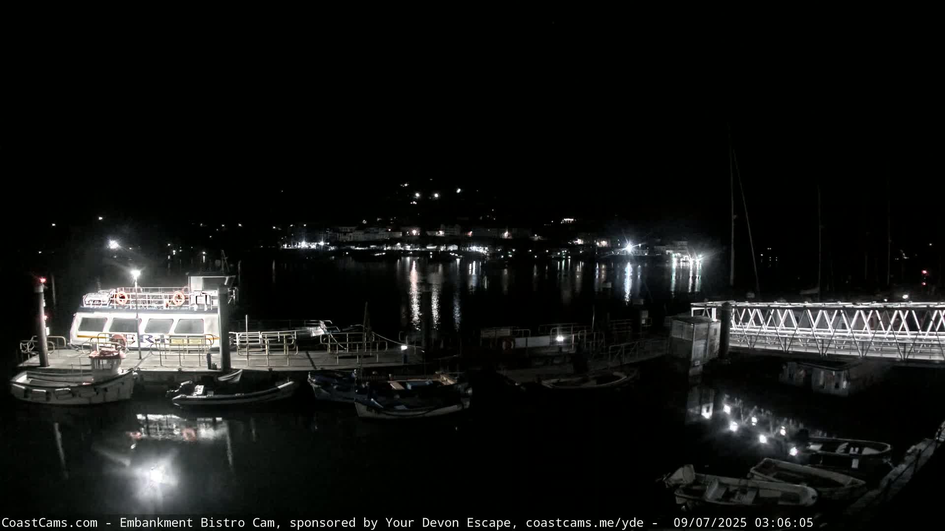 Dartmouth North Ferry Terminal & Pontoon Live Cam - South Hams, Devon, South West, England, United Kingdom