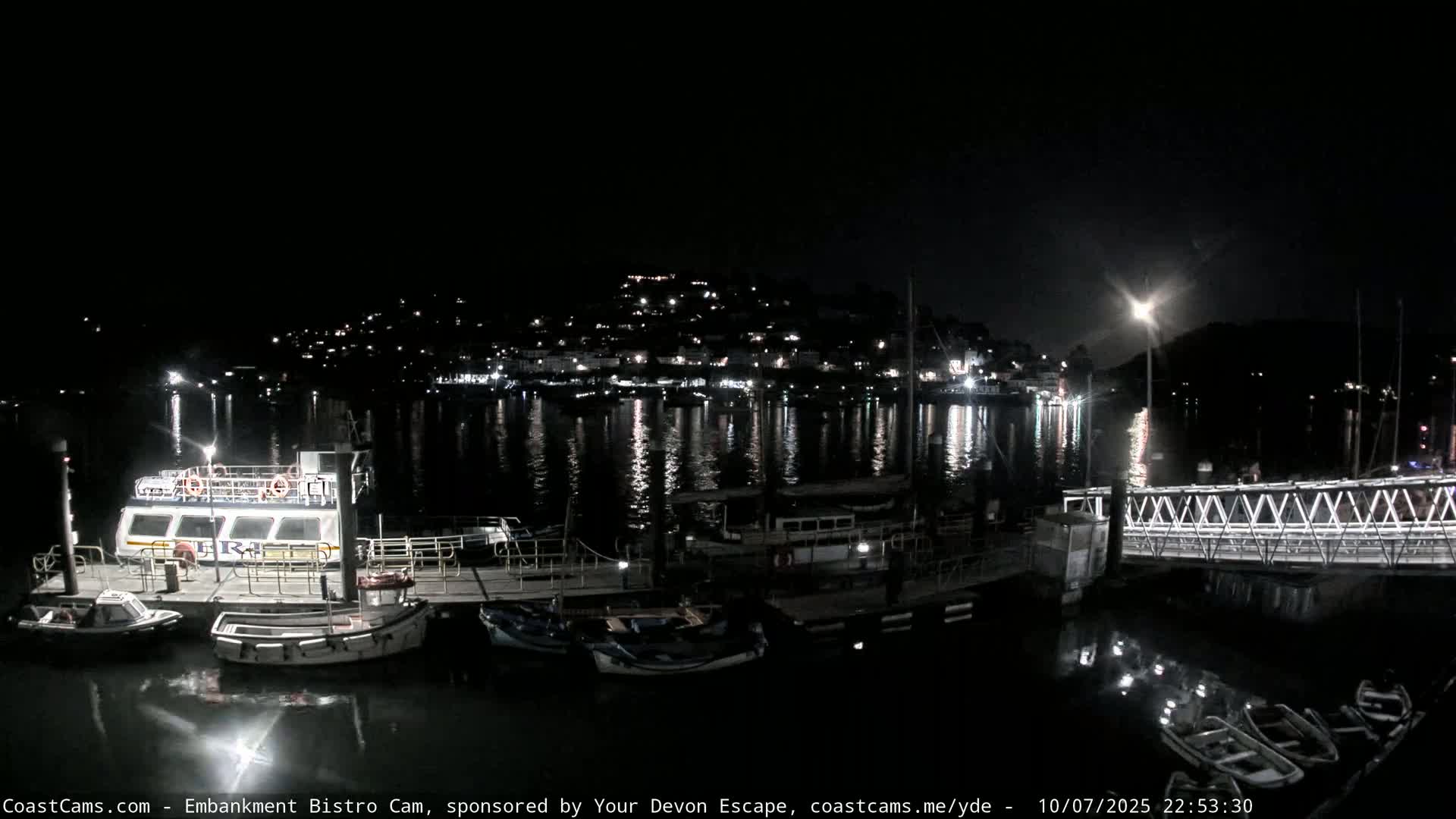 Dartmouth North Ferry Terminal & Pontoon Live Cam - South Hams, Devon, South West, England, United Kingdom