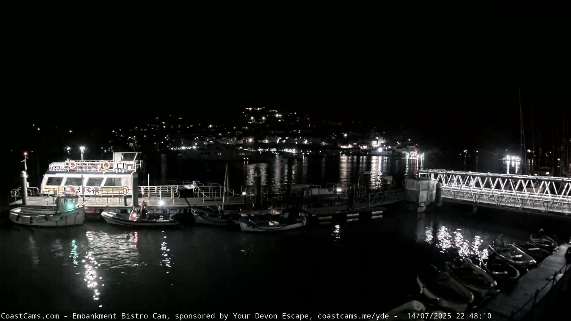 Dartmouth North Ferry Terminal & Pontoon Live Cam - South Hams, Devon, South West, England, United Kingdom