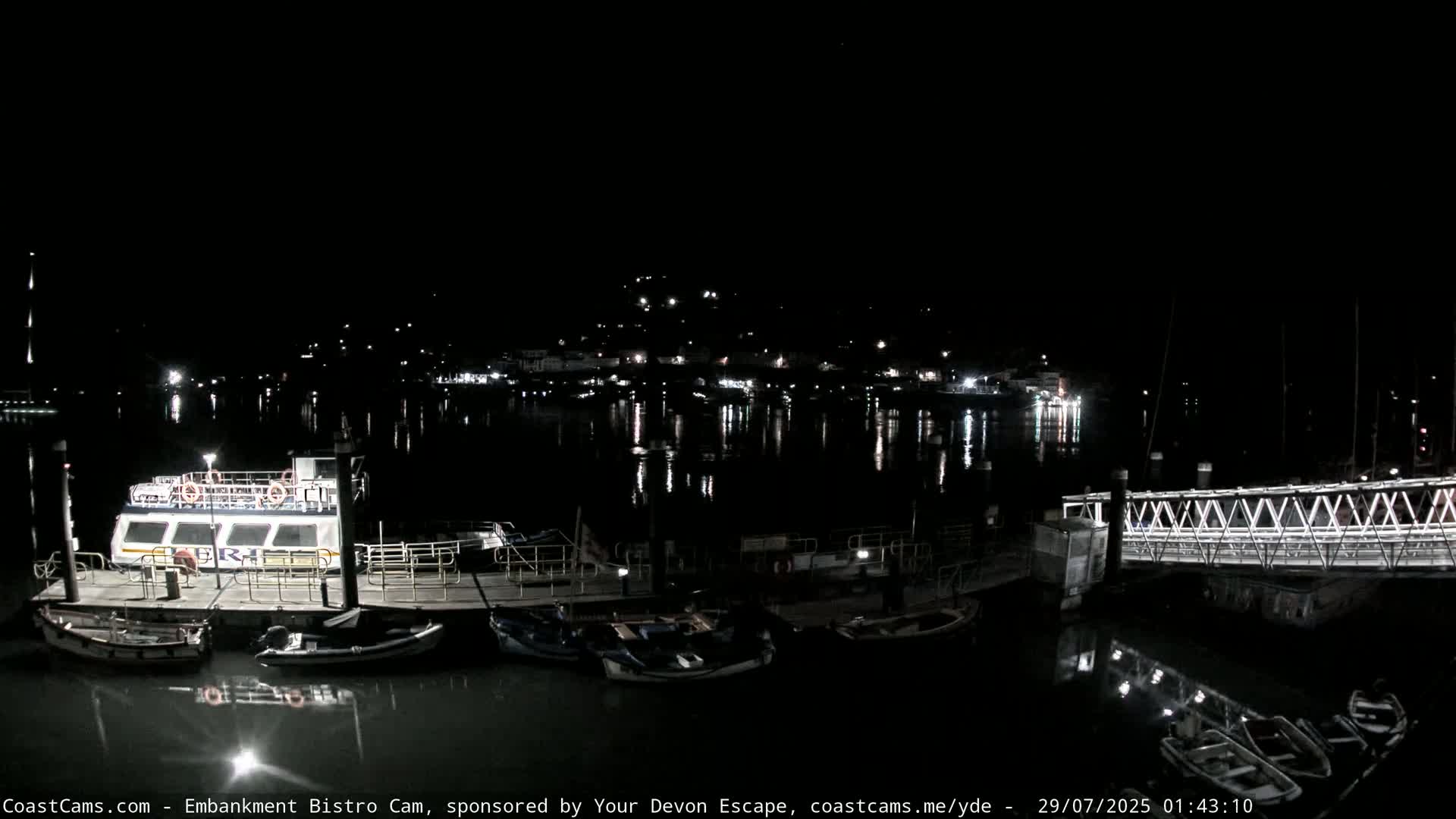 Dartmouth North Ferry Terminal & Pontoon Live Cam - South Hams, Devon, South West, England, United Kingdom