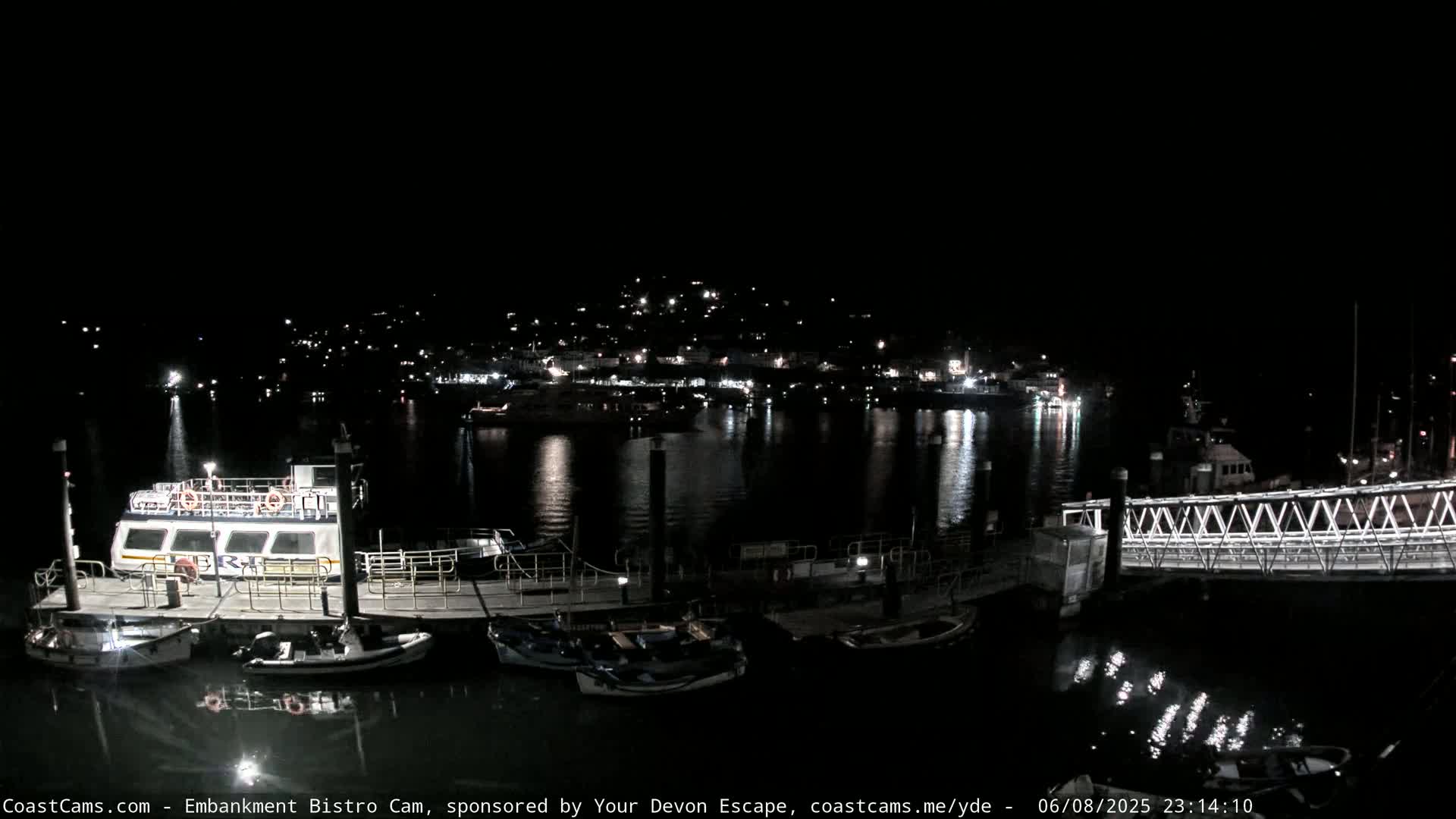 Dartmouth North Ferry Terminal & Pontoon Live Cam - South Hams, Devon, South West, England, United Kingdom