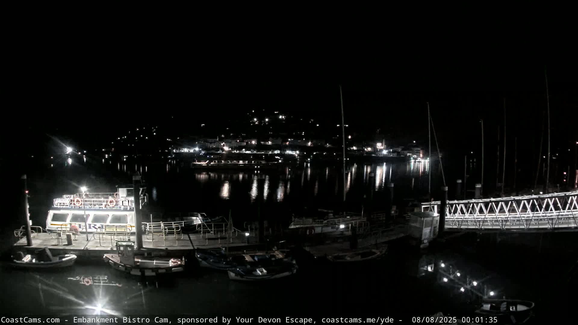 Dartmouth North Ferry Terminal & Pontoon Live Cam - South Hams, Devon, South West, England, United Kingdom
