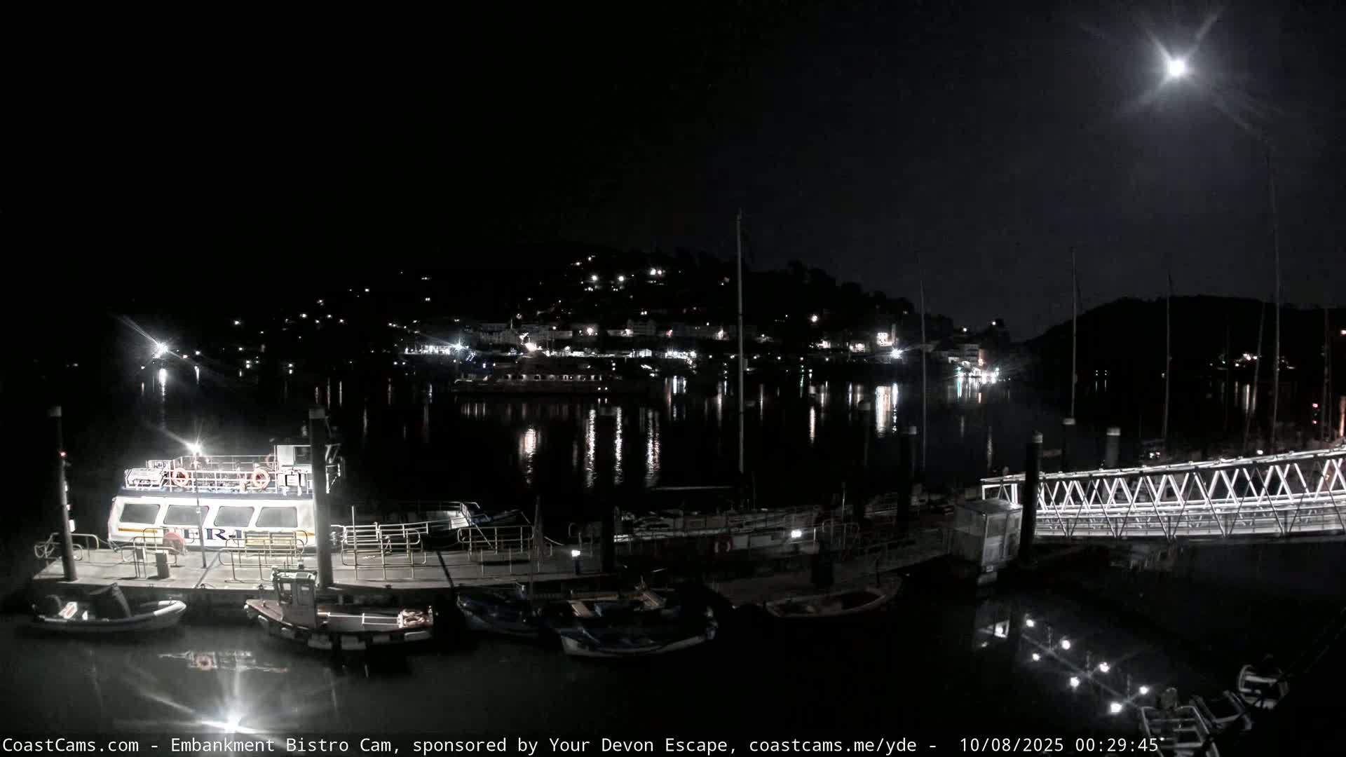 Dartmouth North Ferry Terminal & Pontoon Live Cam - South Hams, Devon, South West, England, United Kingdom