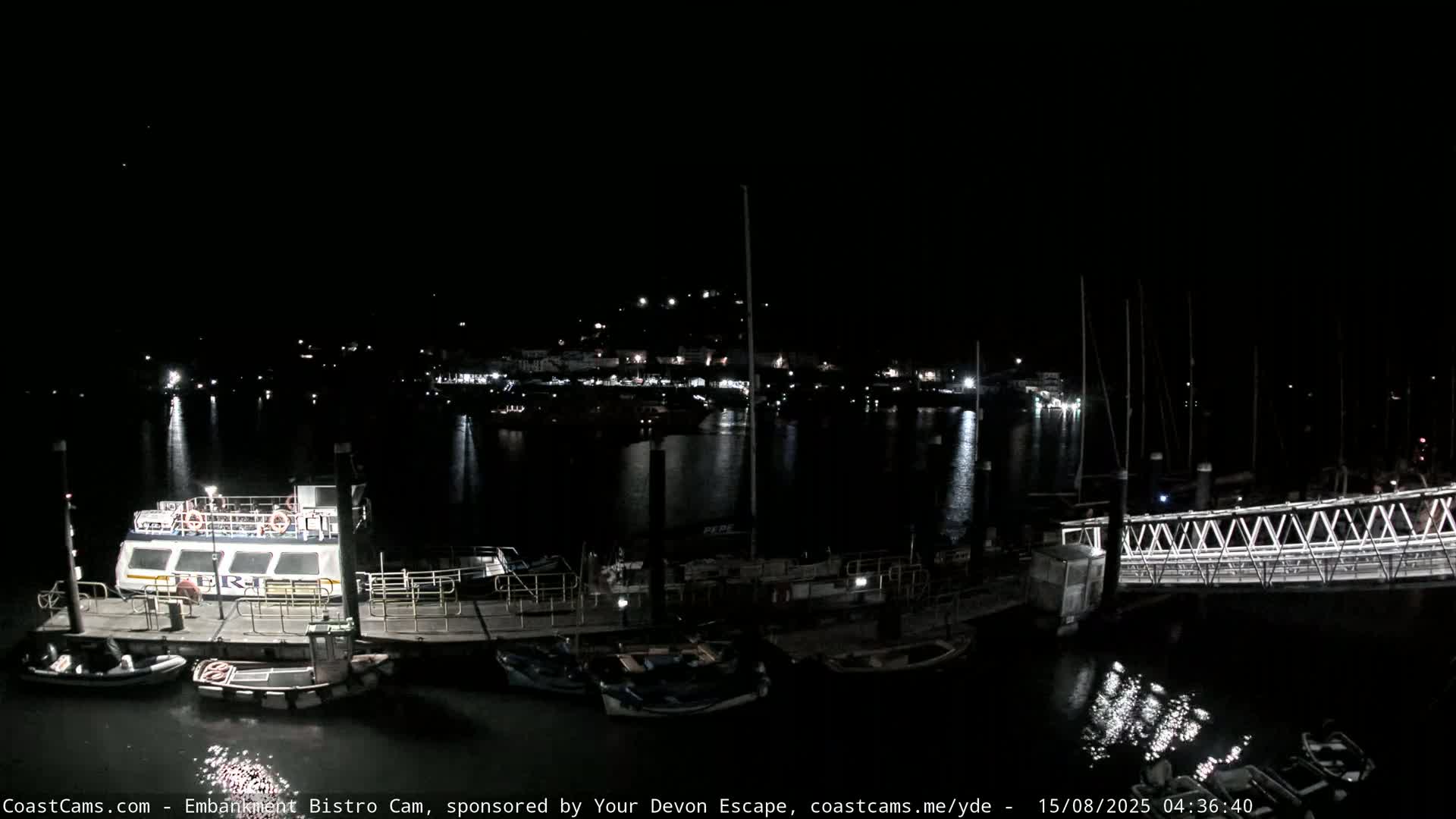 Dartmouth North Ferry Terminal & Pontoon Live Cam - South Hams, Devon, South West, England, United Kingdom