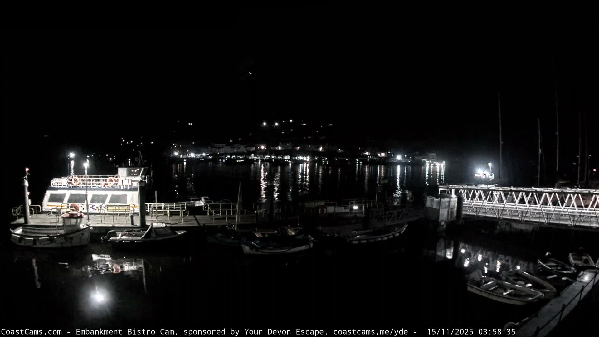 Dartmouth North Ferry Terminal & Pontoon Live Cam - South Hams, Devon, South West, England, United Kingdom