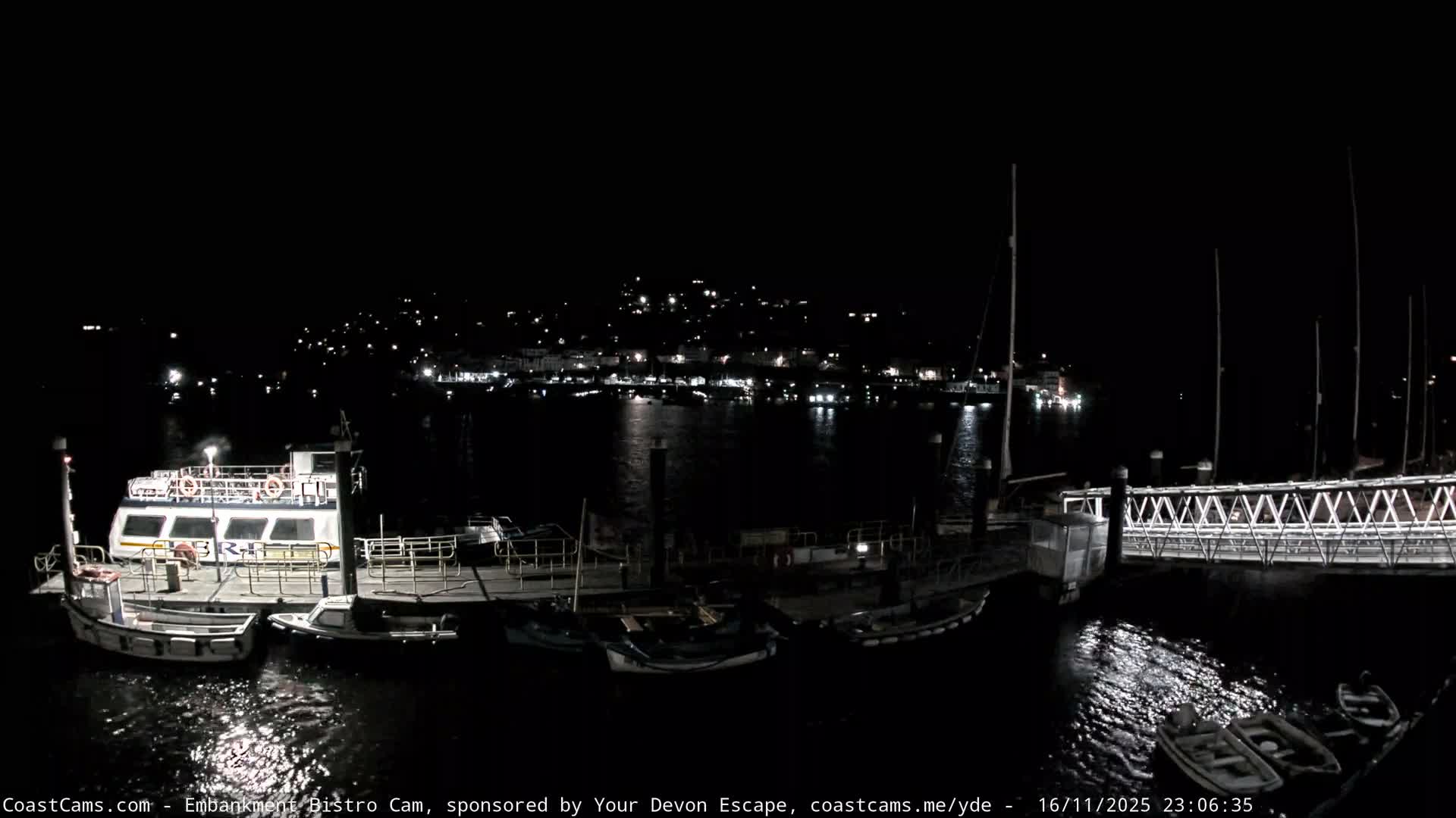 Dartmouth North Ferry Terminal & Pontoon Live Cam - South Hams, Devon, South West, England, United Kingdom