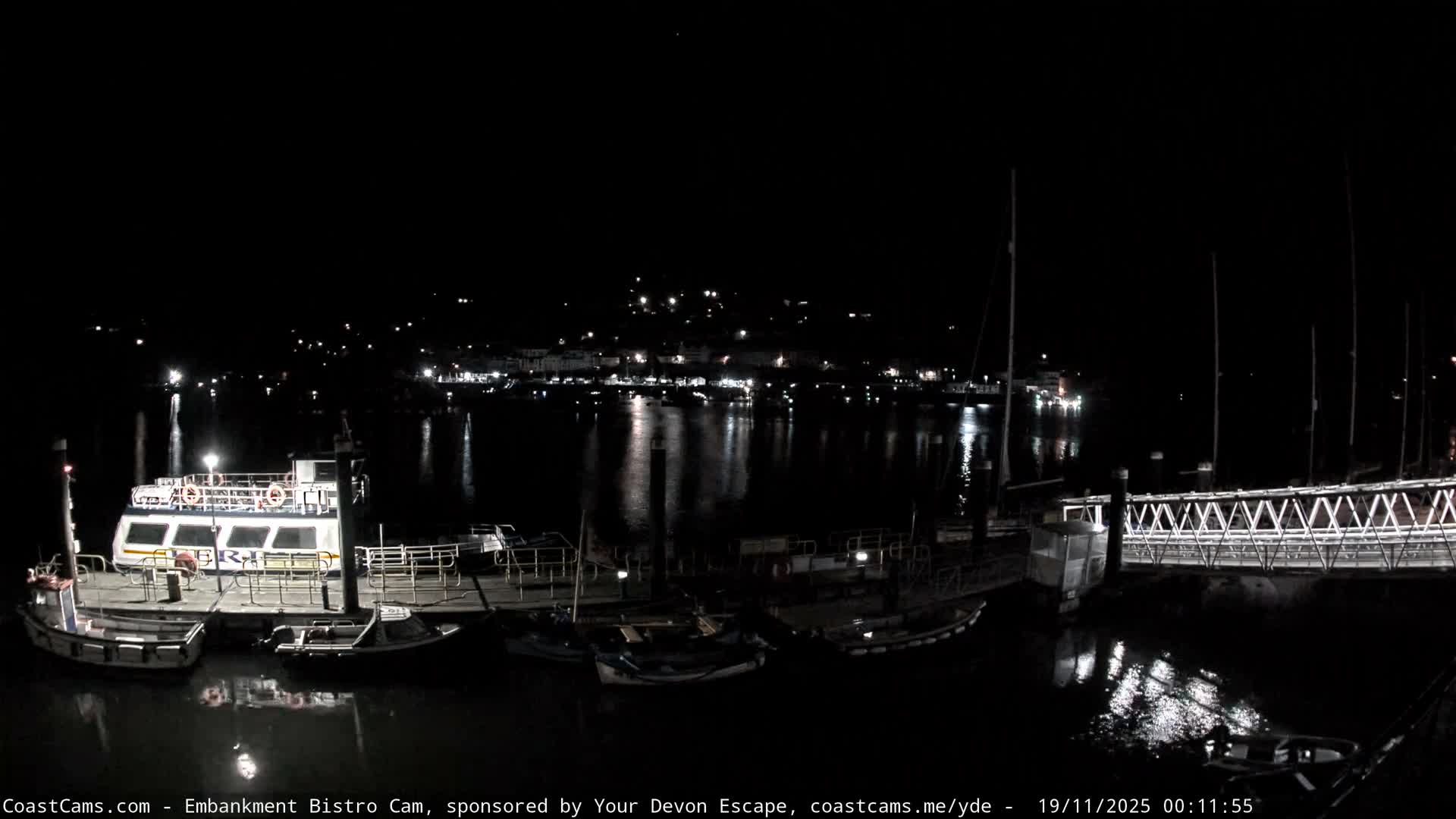 Dartmouth North Ferry Terminal & Pontoon Live Cam - South Hams, Devon, South West, England, United Kingdom