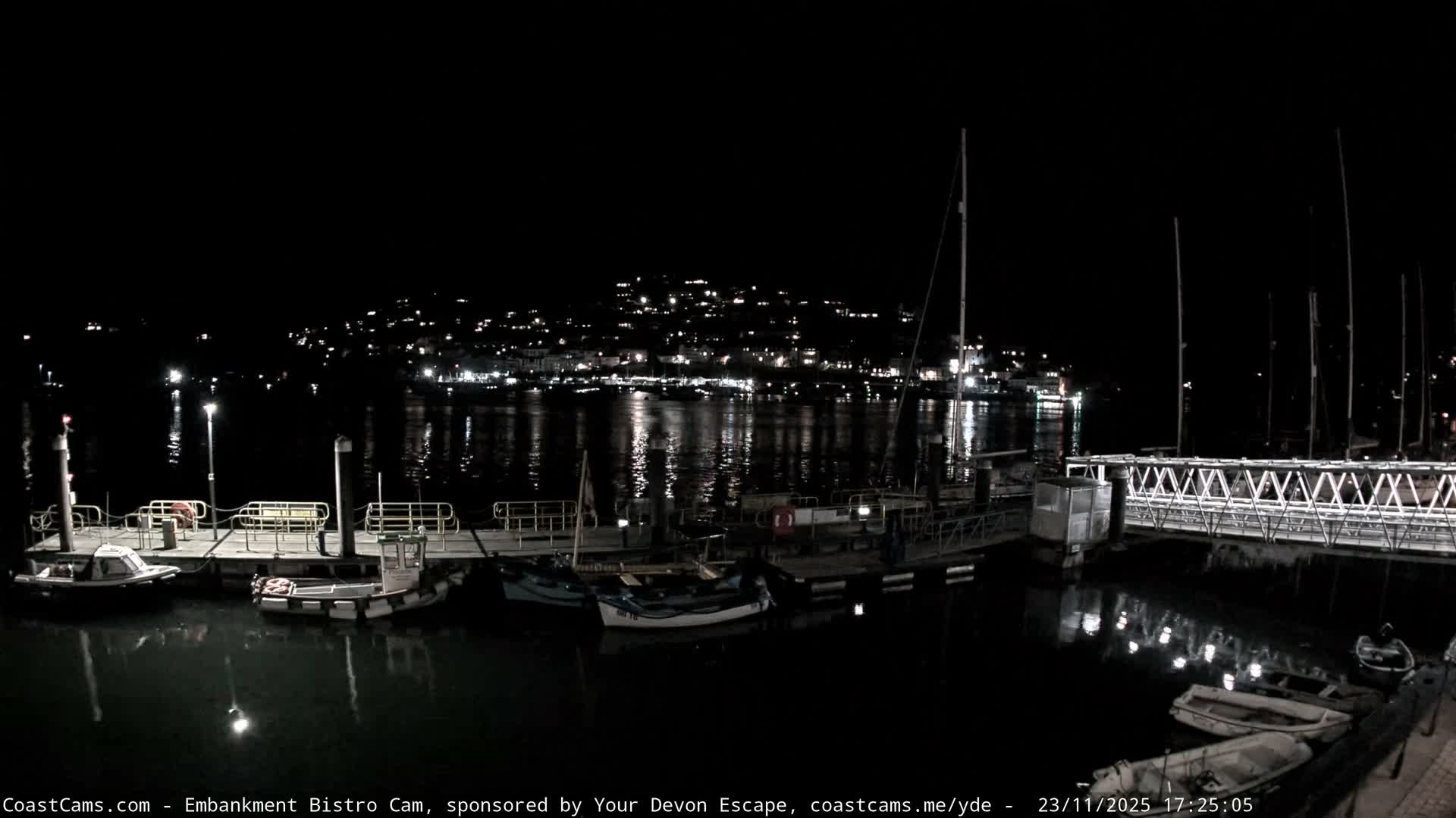 Dartmouth North Ferry Terminal & Pontoon Live Cam - South Hams, Devon, South West, England, United Kingdom